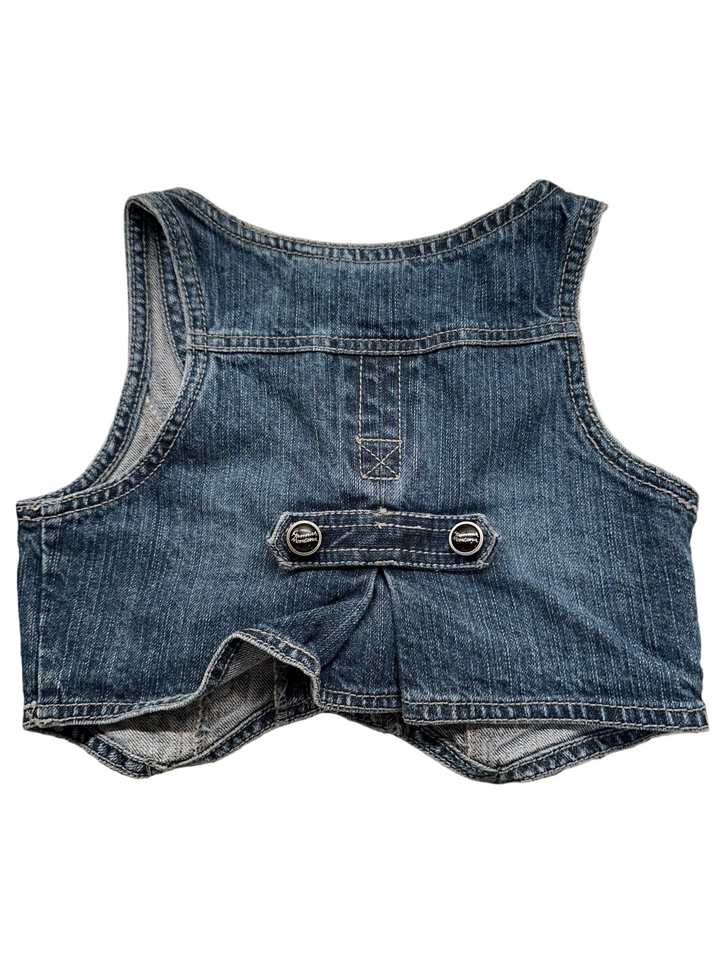 (Kids Pre-K Large 6X) 2000s Hannah Montana Denim Vest