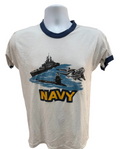 (Men's Medium) 90s US Navy Ship Ringer