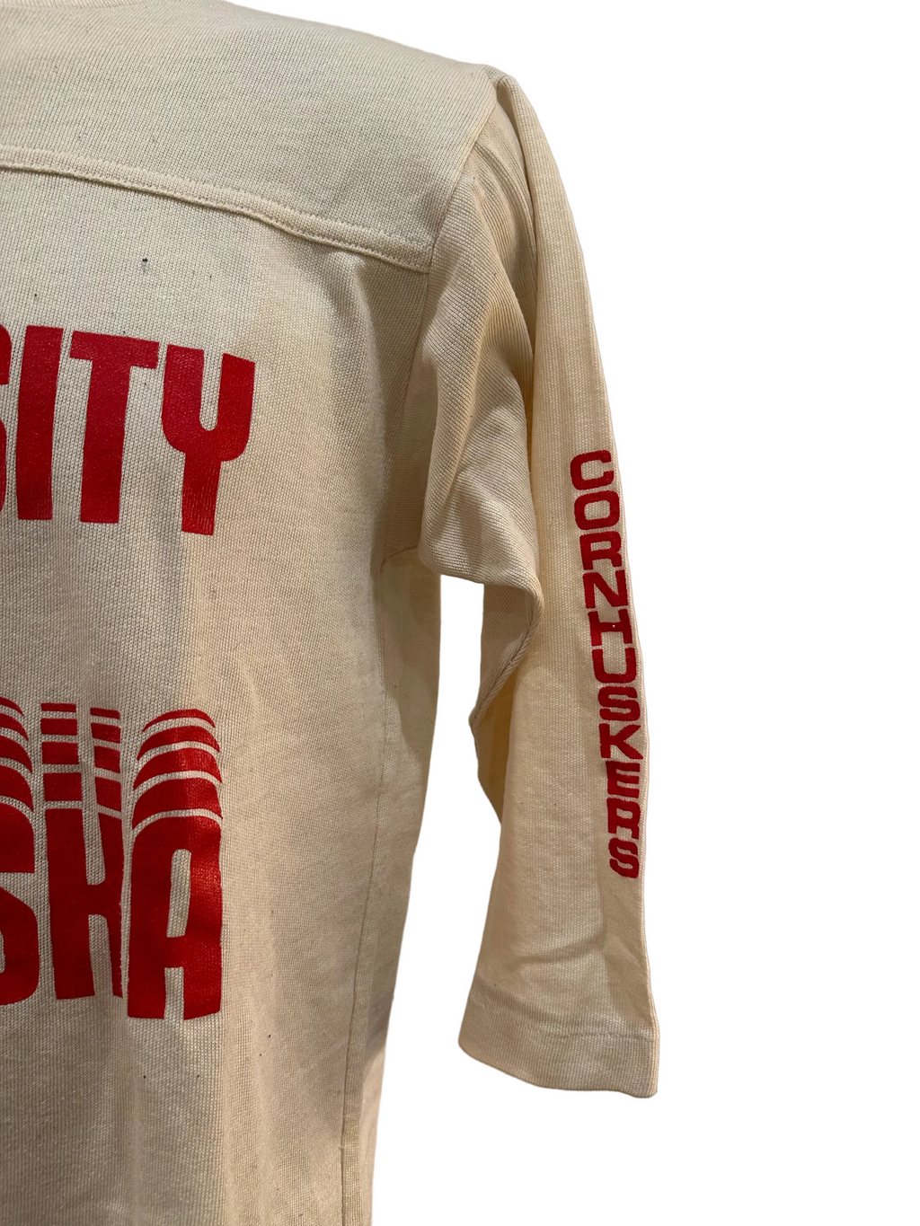 (Men's Small) 1980 University of Nebraska 3/4 Sleeve