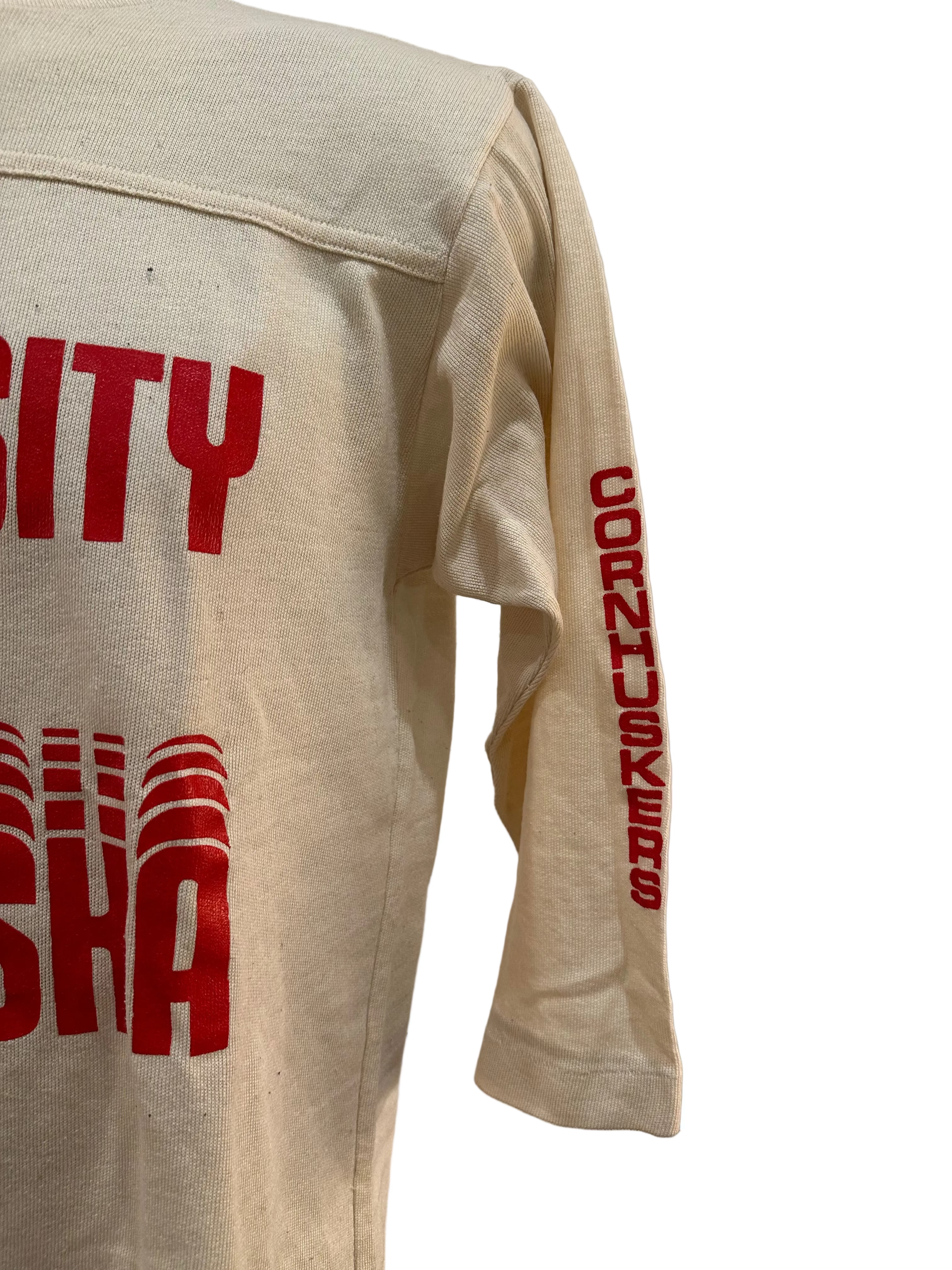 (Men's Small) 1980 University of Nebraska 3/4 Sleeve