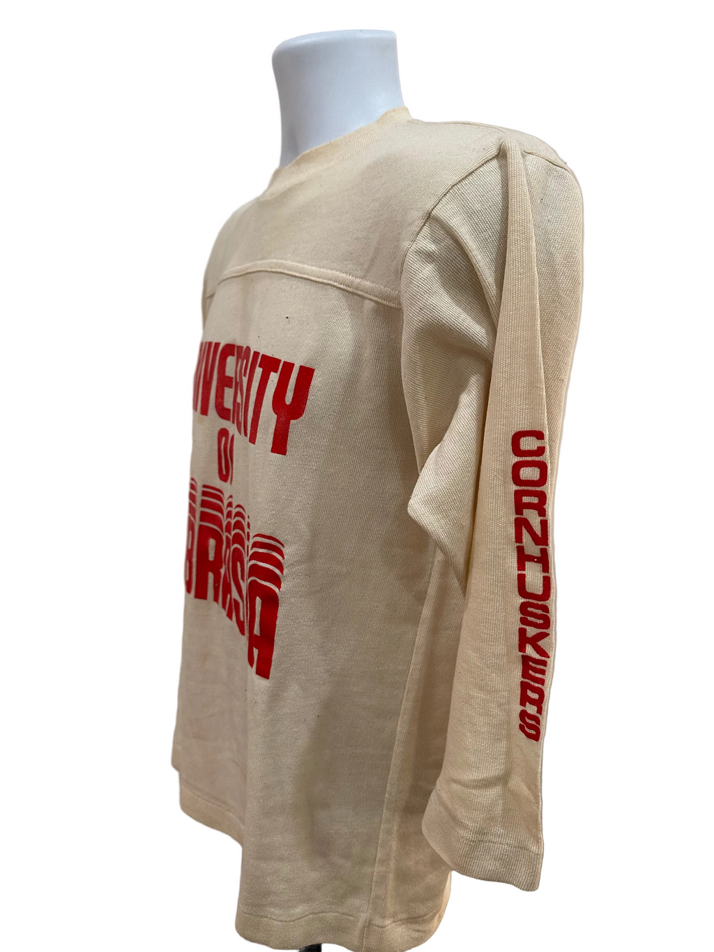 (Men's Small) 1980 University of Nebraska 3/4 Sleeve