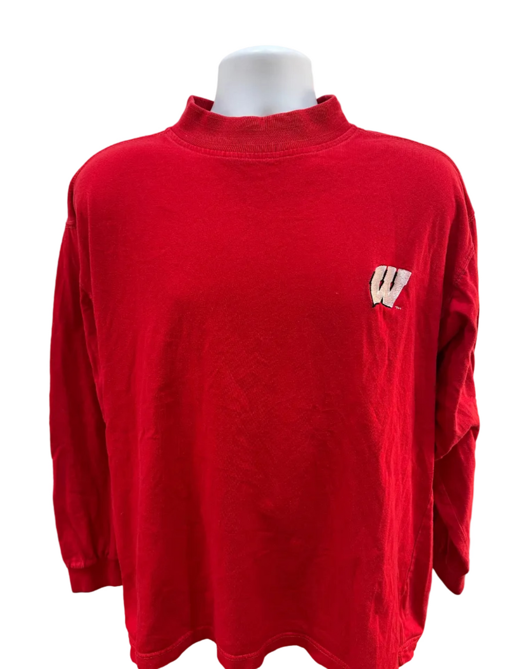 (Men's Large) 90s Wisconsin Badgers Starter Mockneck