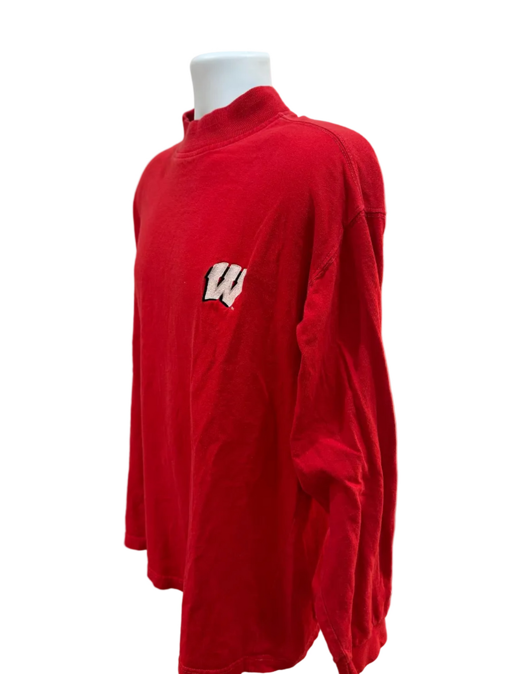 (Men's Large) 90s Wisconsin Badgers Starter Mockneck