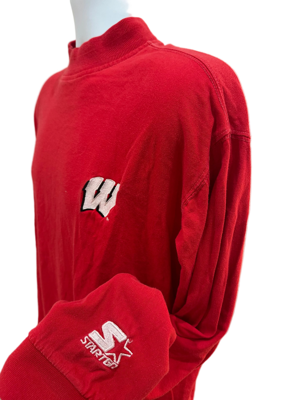 (Men's Large) 90s Wisconsin Badgers Starter Mockneck