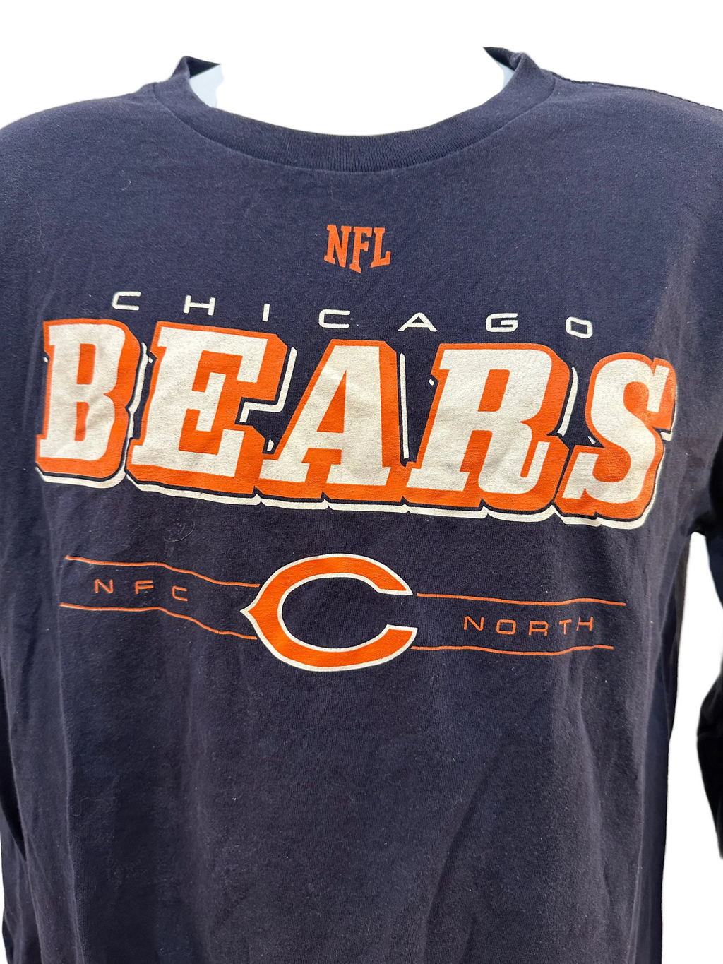 (Men's Large) Chicago Bears Navy Long Sleeve