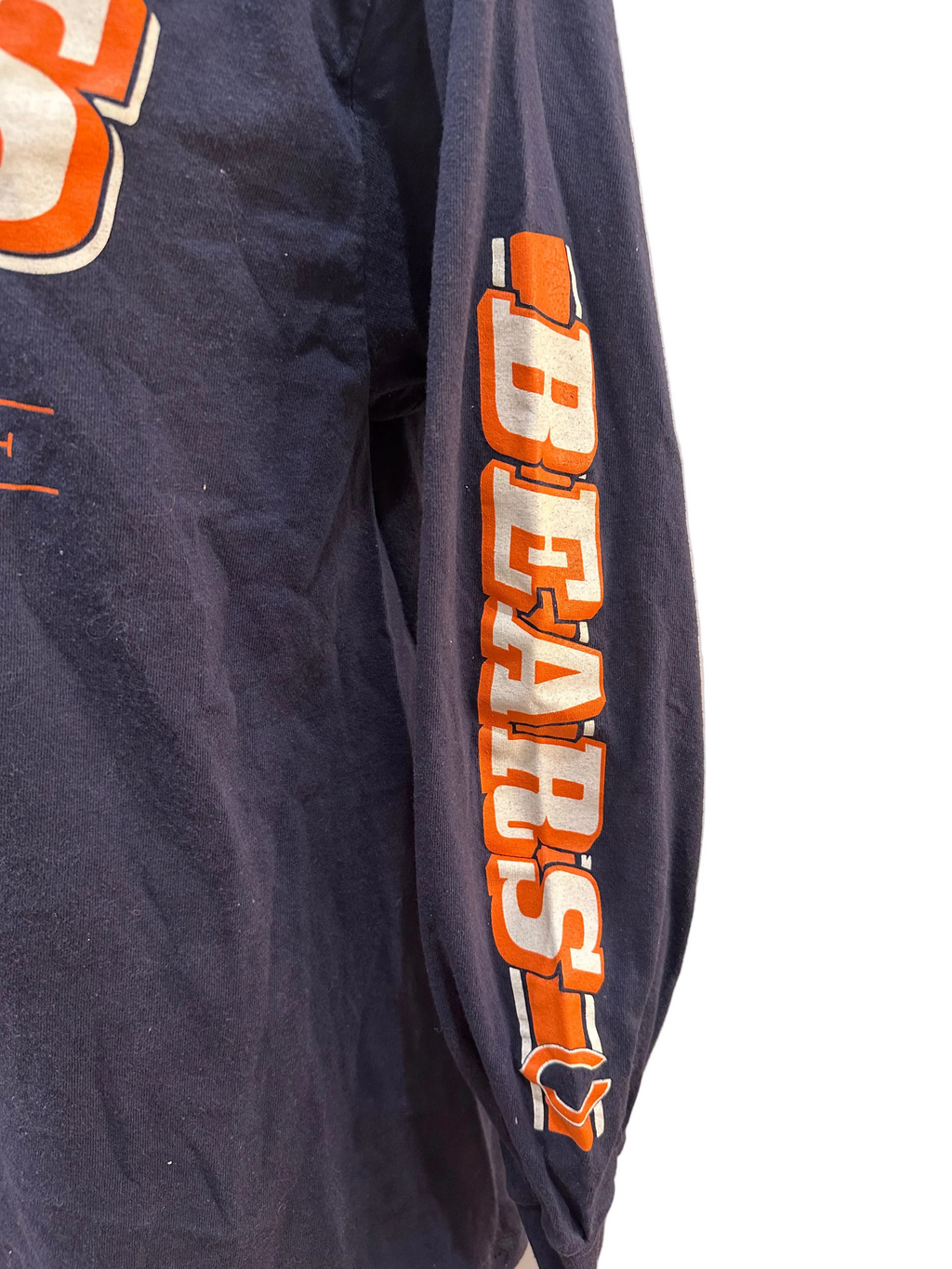 (Men's Large) Chicago Bears Navy Long Sleeve