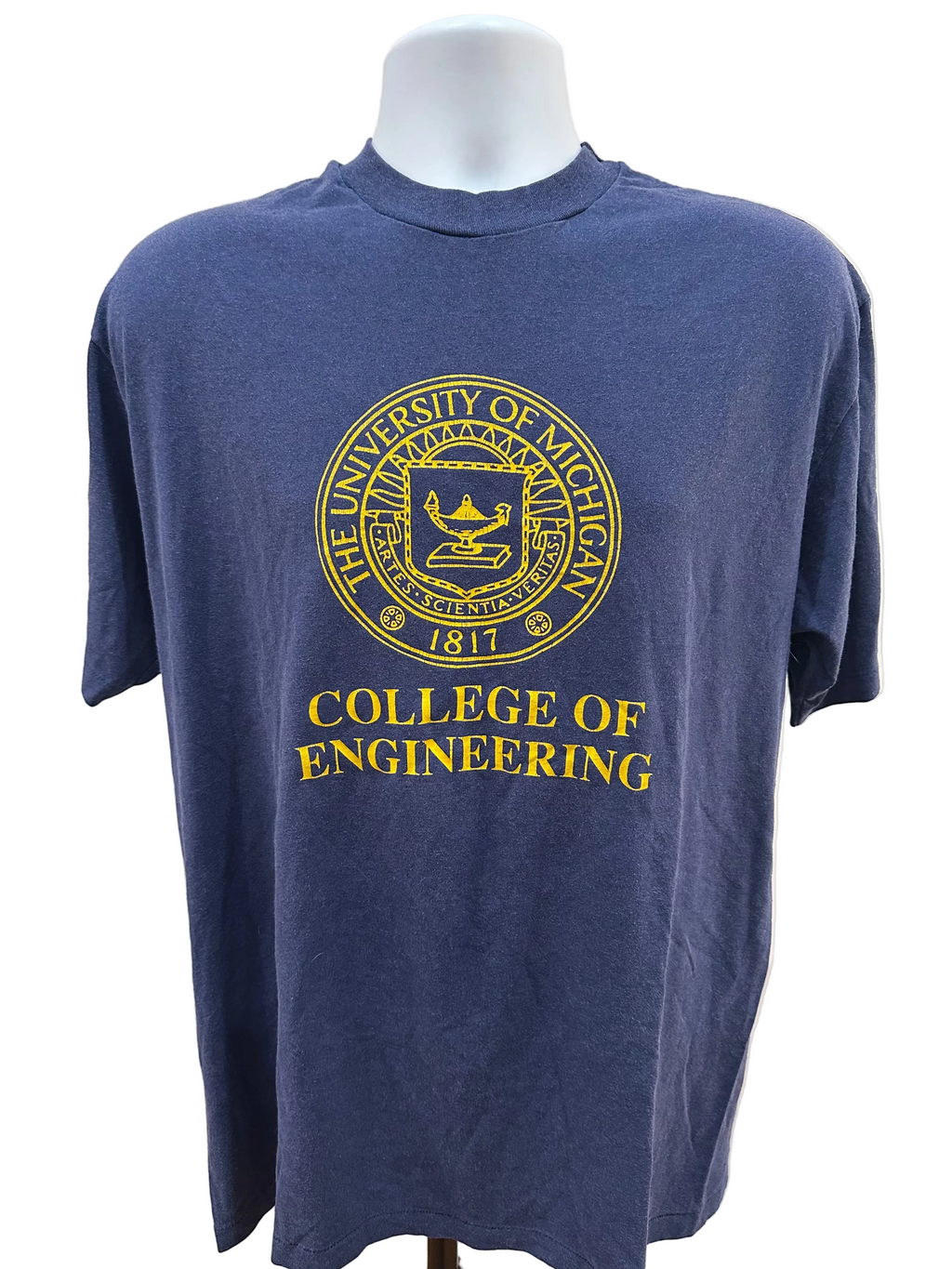 (Men's XL) 90s University of Michigan Engineering Short Sleeve