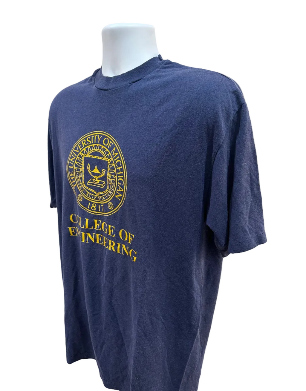 (Men's XL) 90s University of Michigan Engineering Short Sleeve