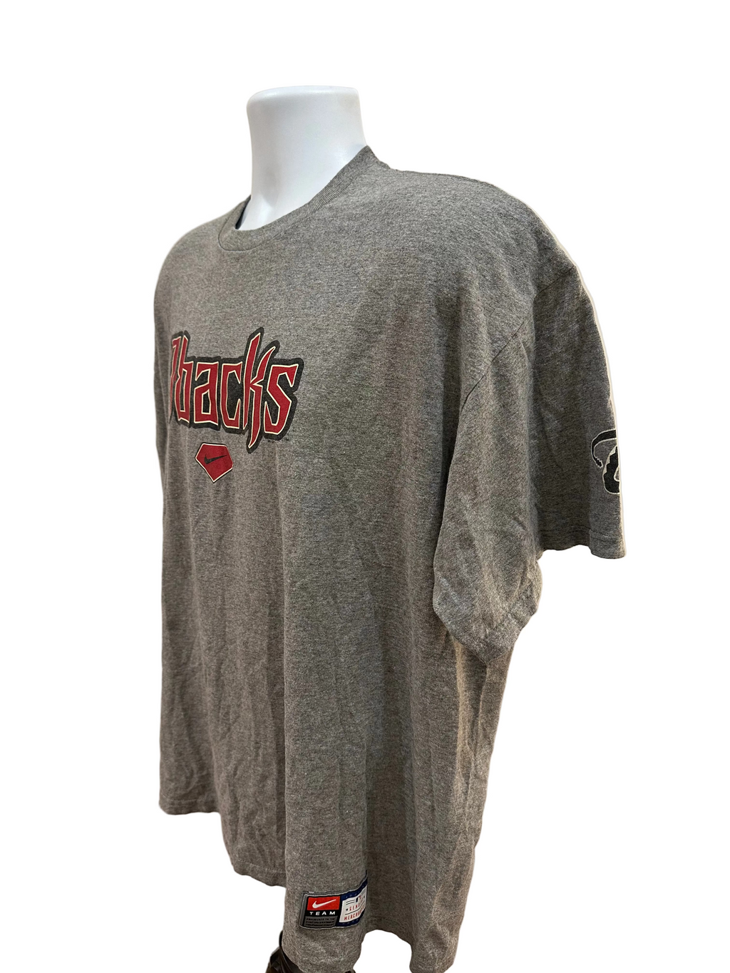(Men's XL) 2000s Arizona Diamondbacks Center Swoosh Short Sleeve