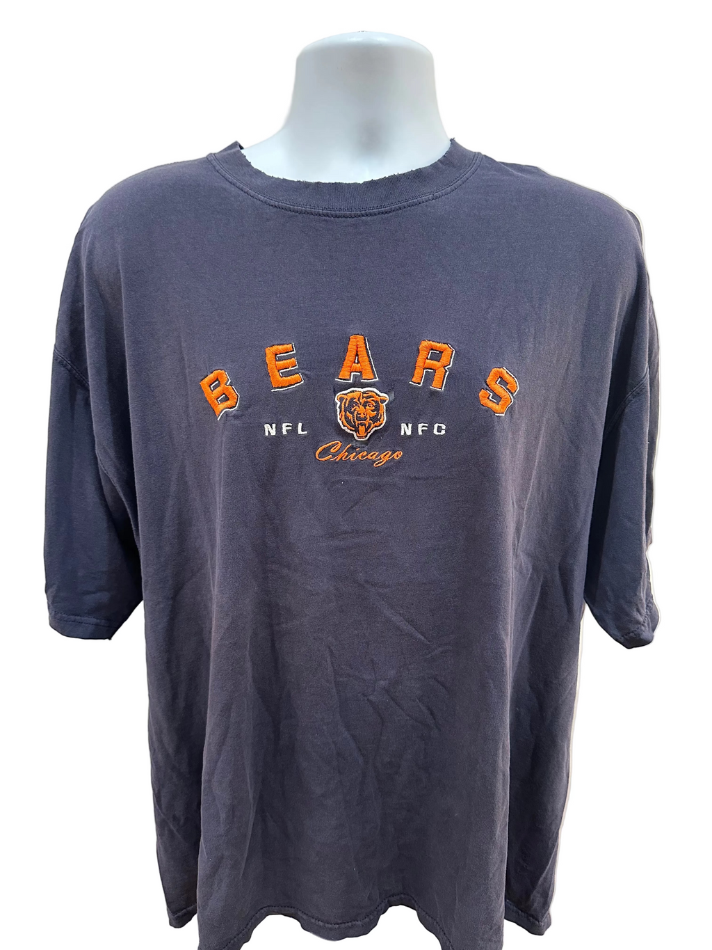 (Men's 2X) 2000s Chicago Bears Spell-out Short Sleeve