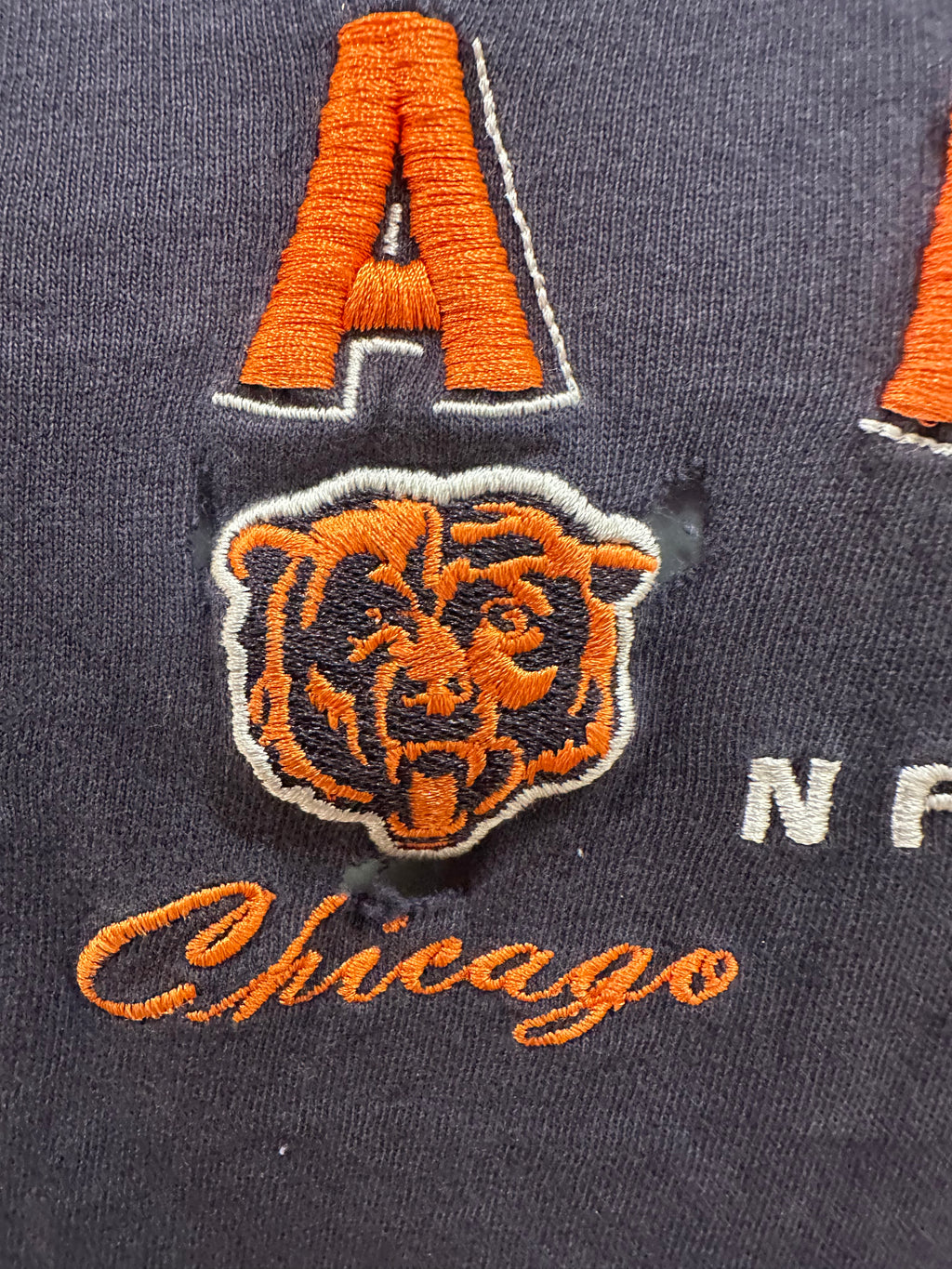 (Men's 2X) 2000s Chicago Bears Spell-out Short Sleeve