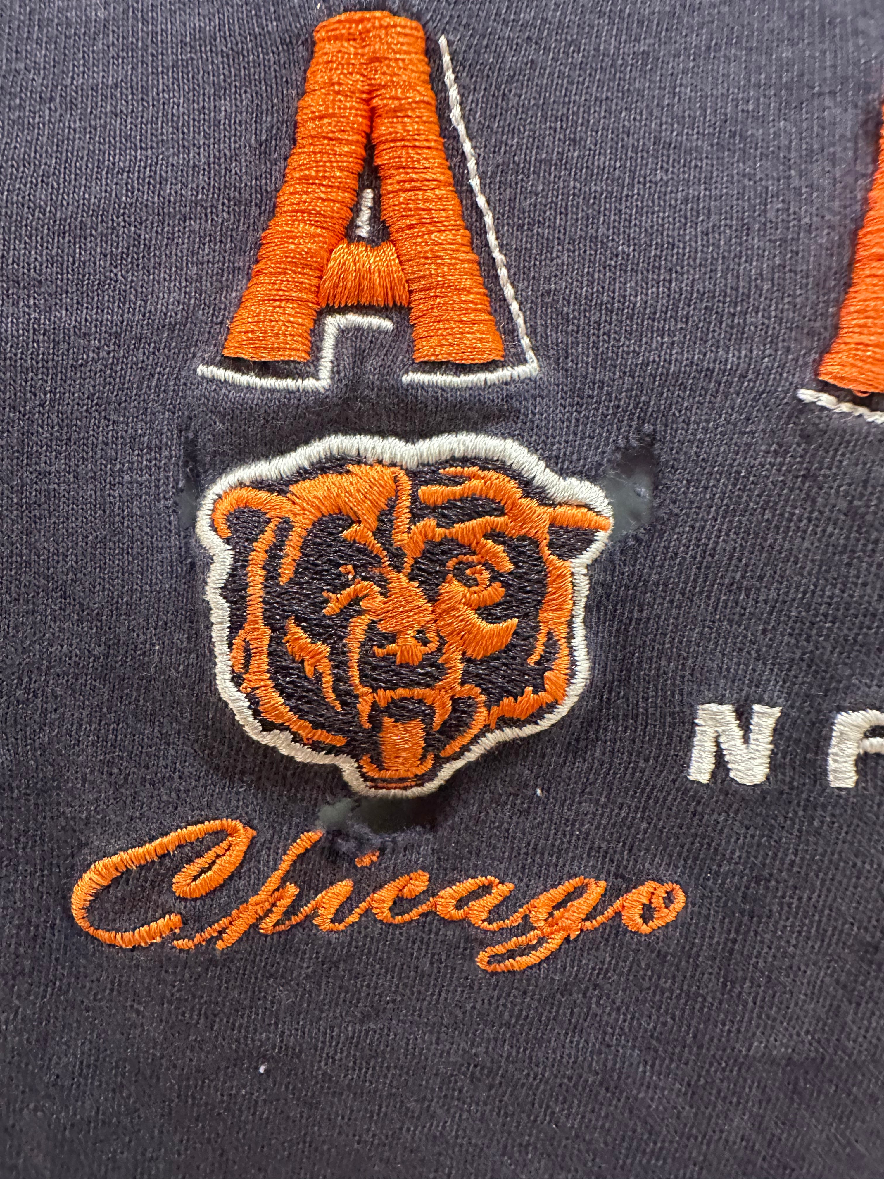 (Men's 2X) 2000s Chicago Bears Spell-out Short Sleeve