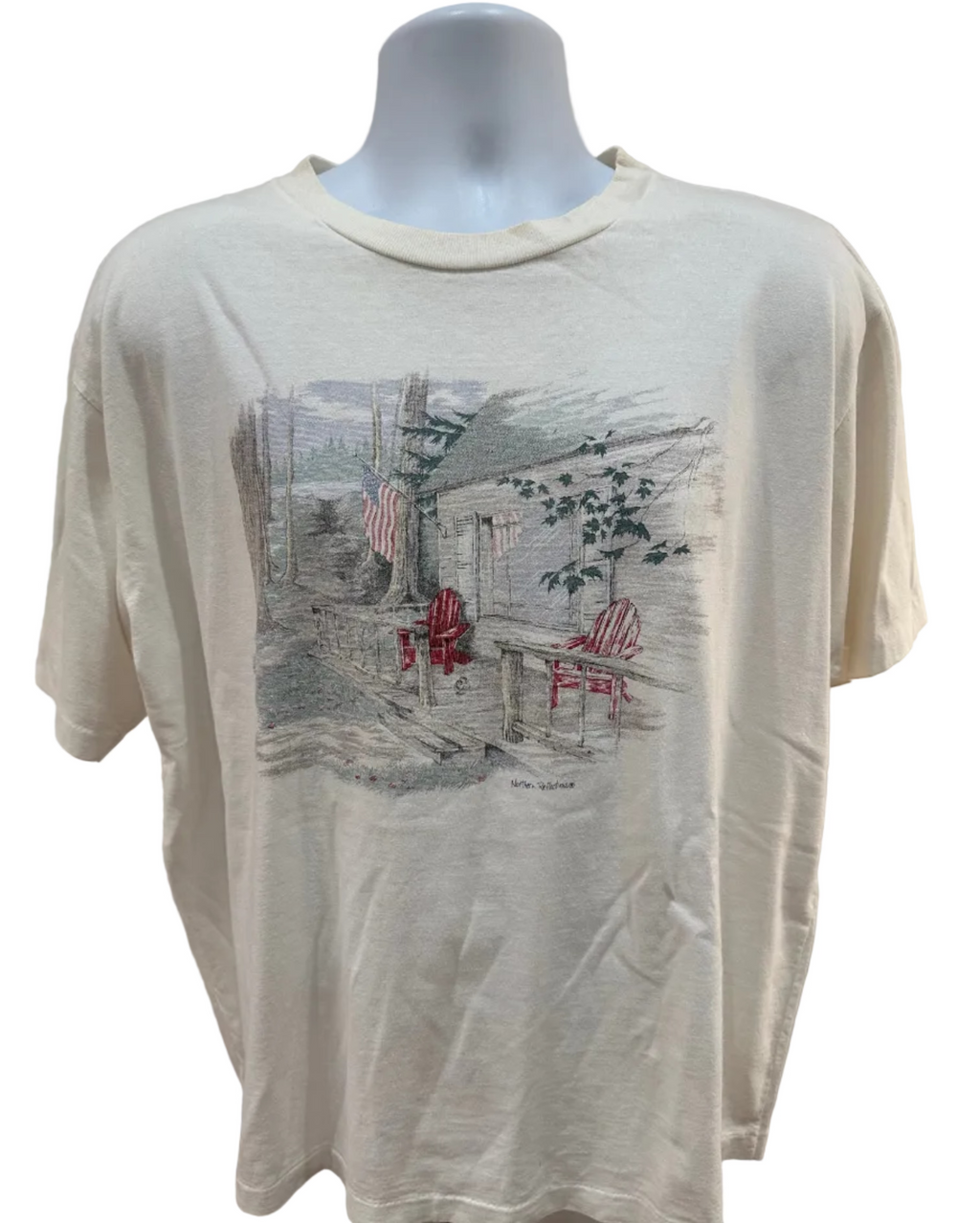(Men's Large) 90s Northern Reflections Cottage Short Sleeve