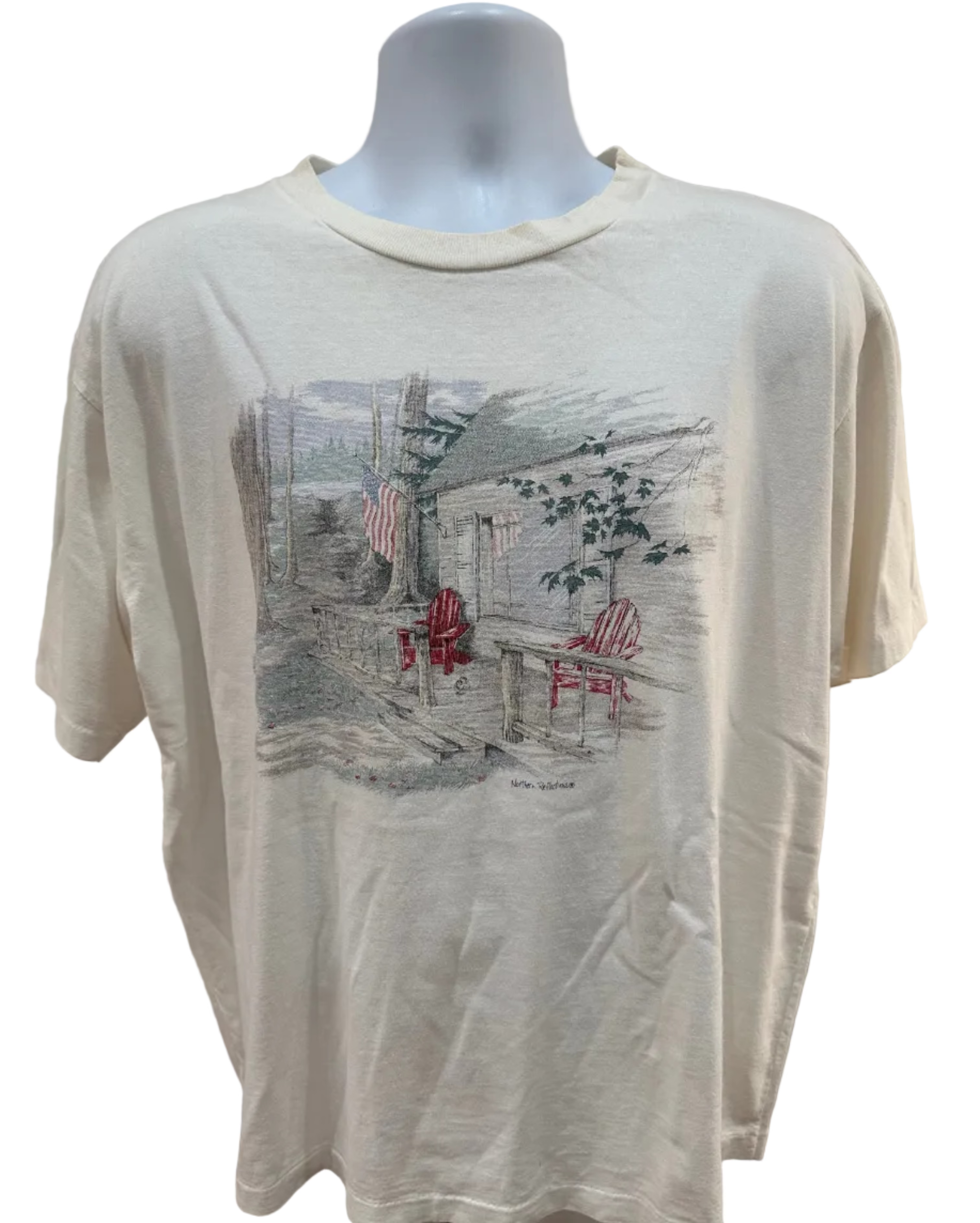 (Men's Large) 90s Northern Reflections Cottage Short Sleeve