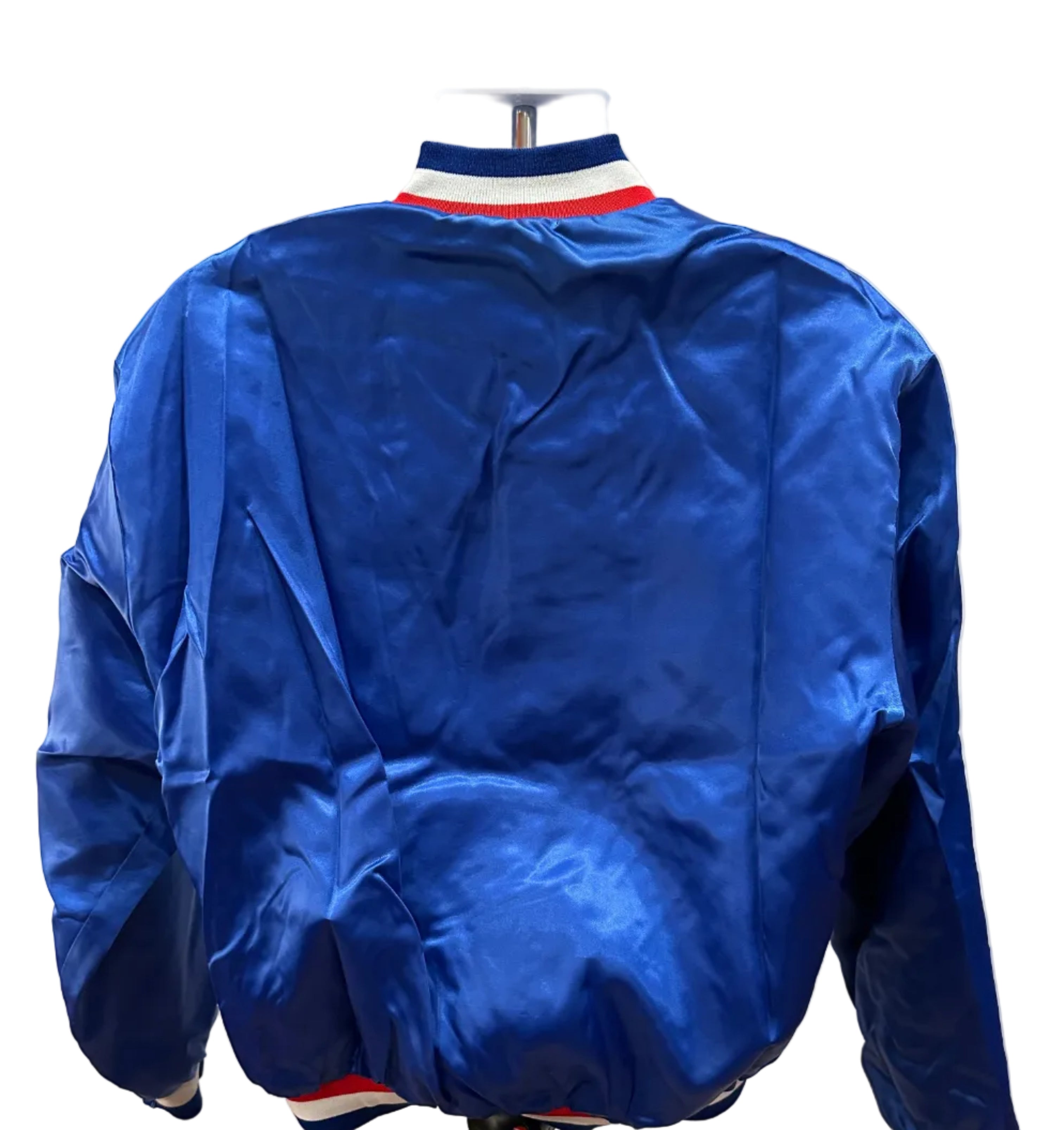 (Men's XL) 80s Swingster Chicago Cubs Satin Jacket