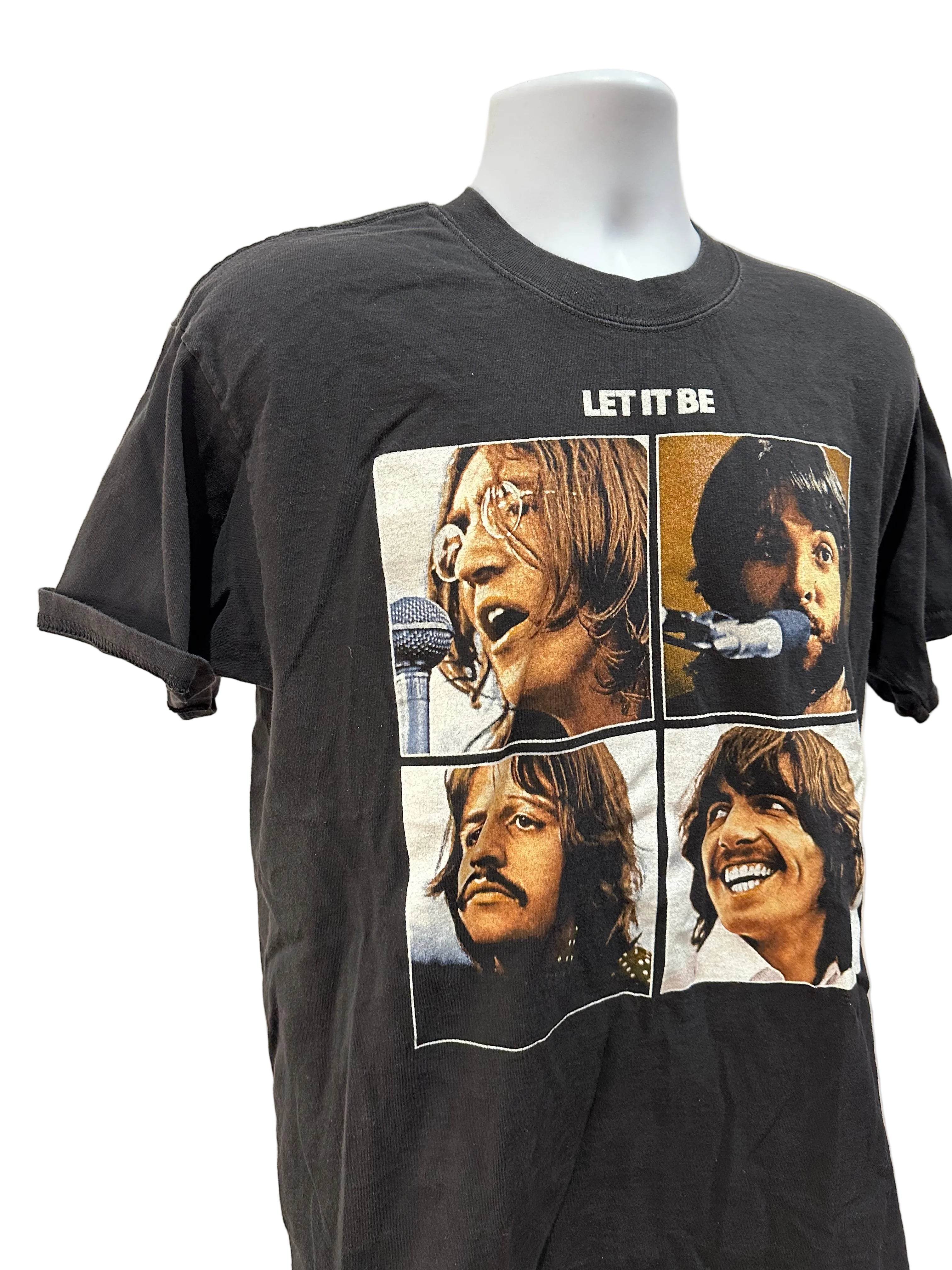 (Mens Large) 2000s Beatles Let It Be Short Sleeve