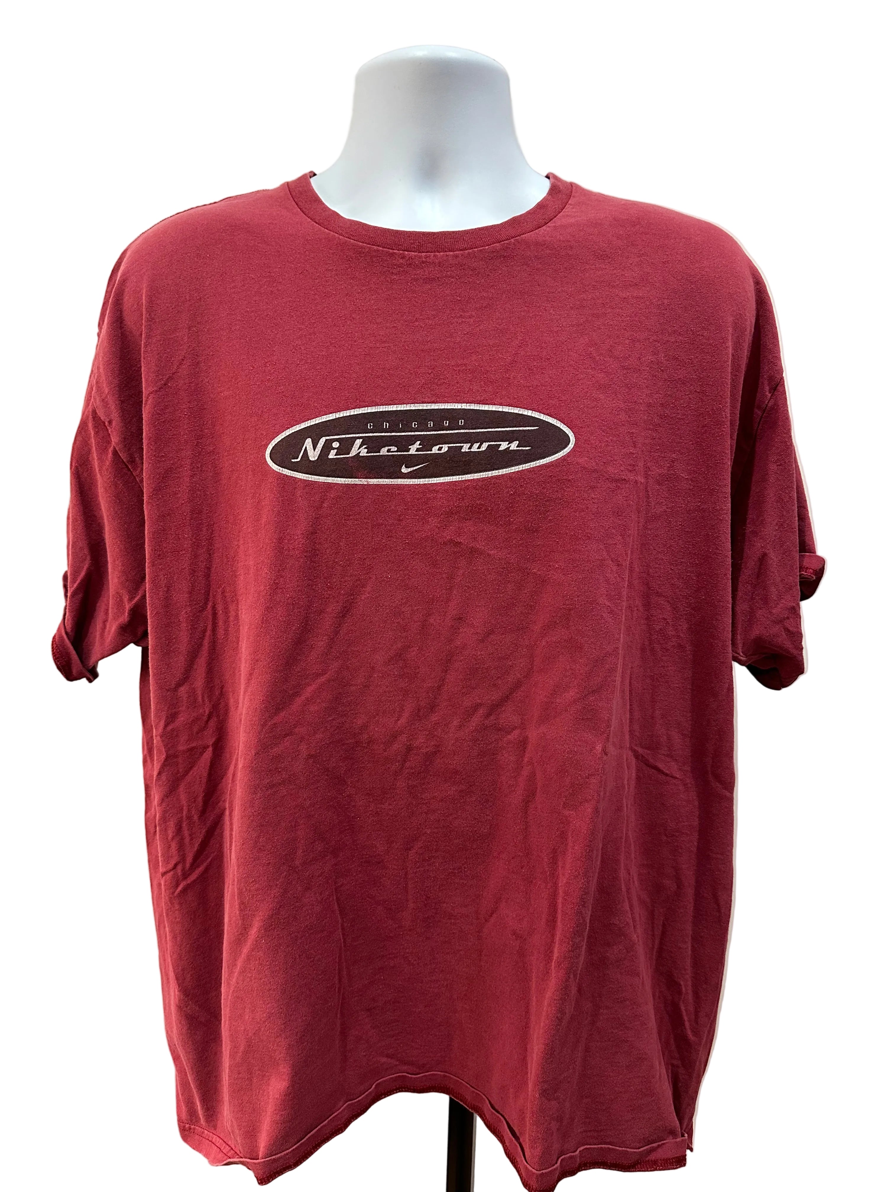 (Mens XL) 2000s Niketown Chicago Short Sleeve