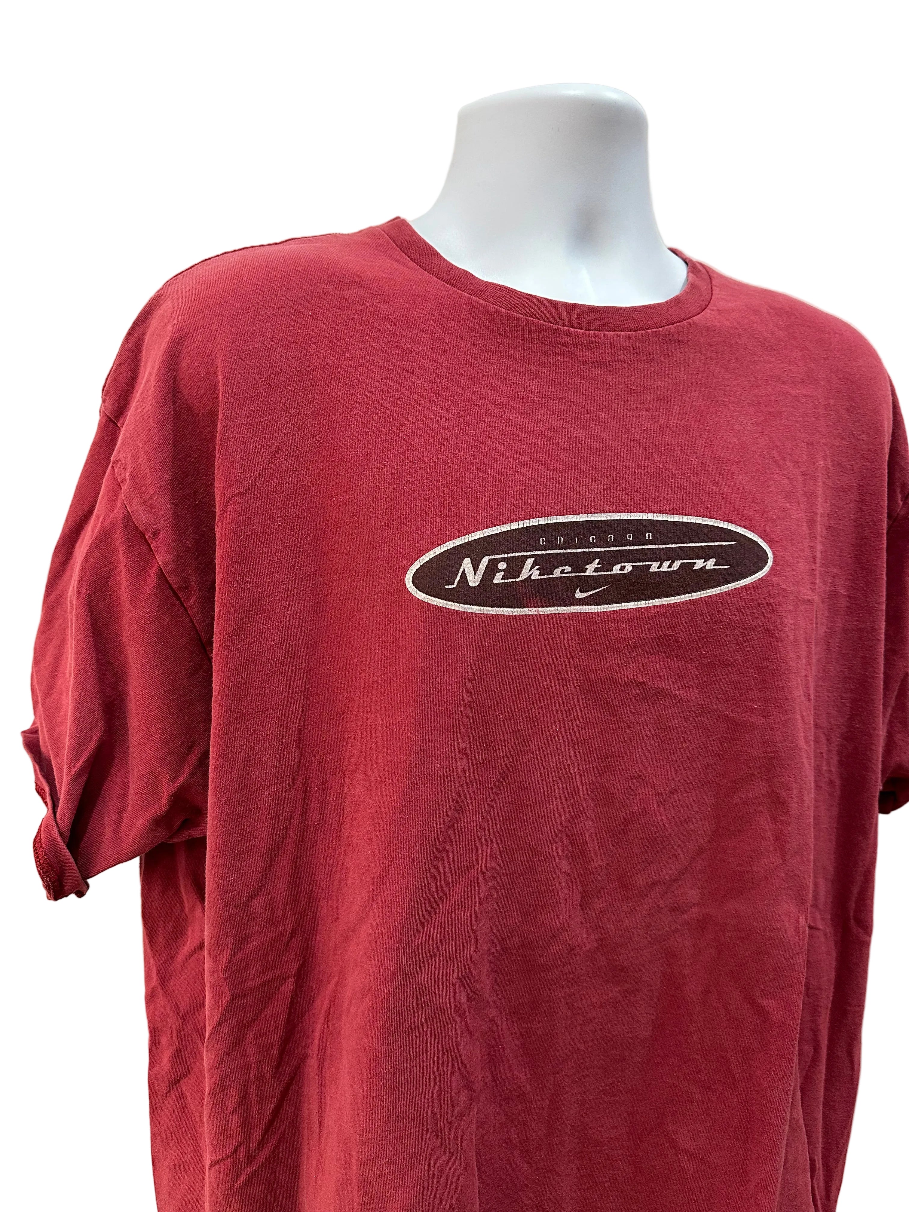 (Mens XL) 2000s Niketown Chicago Short Sleeve