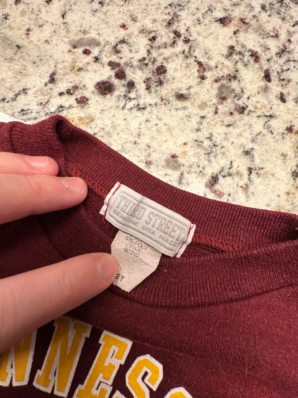 (Kids 2T) 90s Minnesota Gophers Crewneck