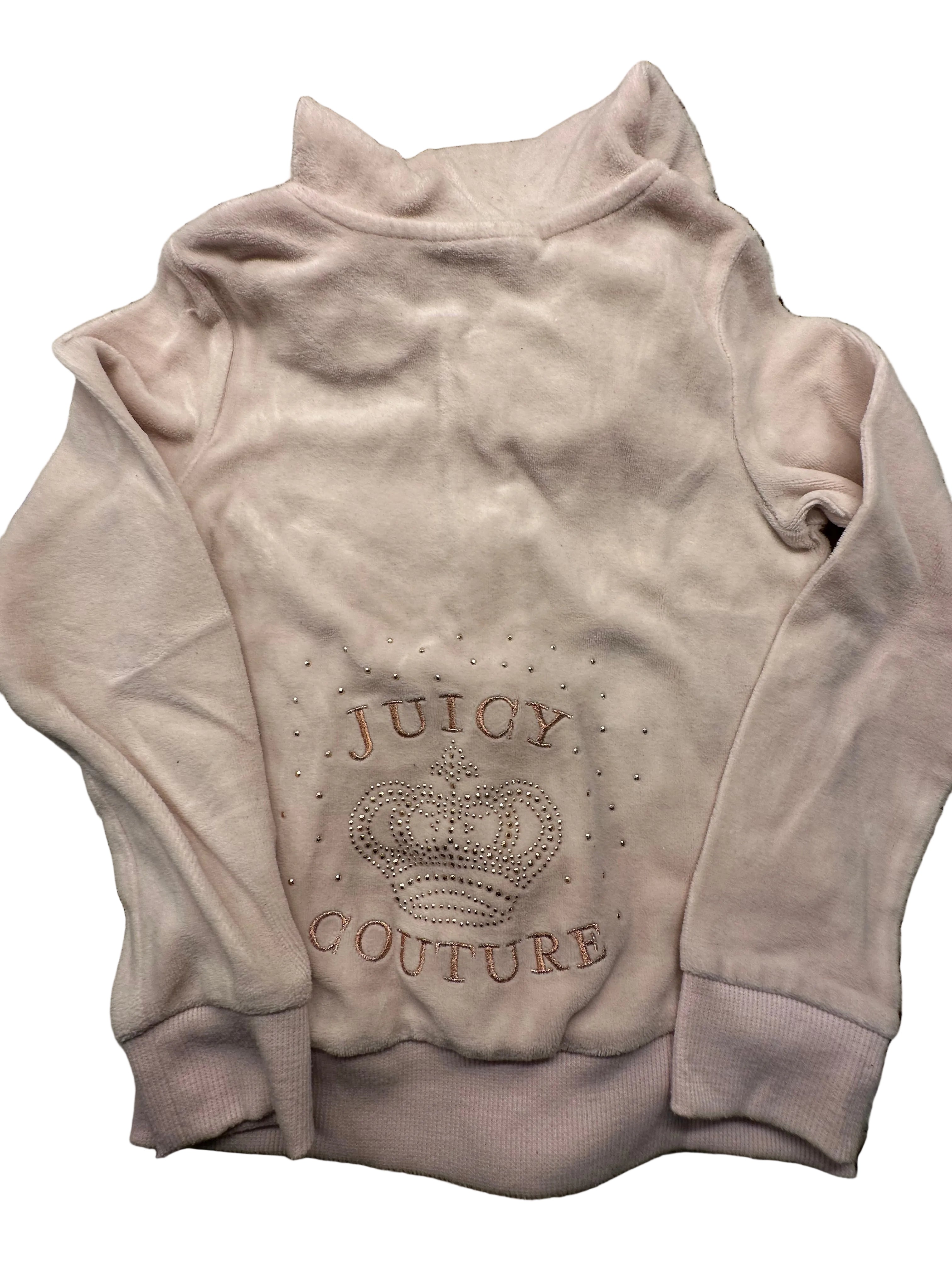 (Kids 6X) Juicy Couture Pink Sweatsuit Jacket