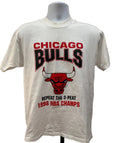 (Mens Large) 1998 Chicago Bulls 3 Peat Champs Short Sleeve