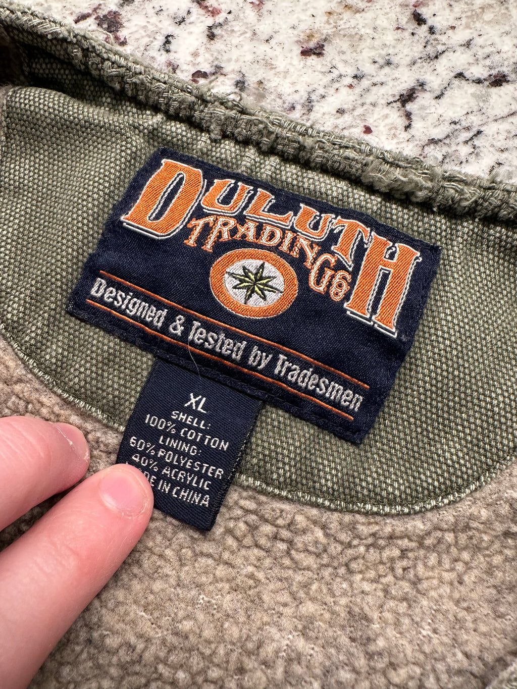 (Mens XL) 2000s Duluth Sherpa Lined Vest