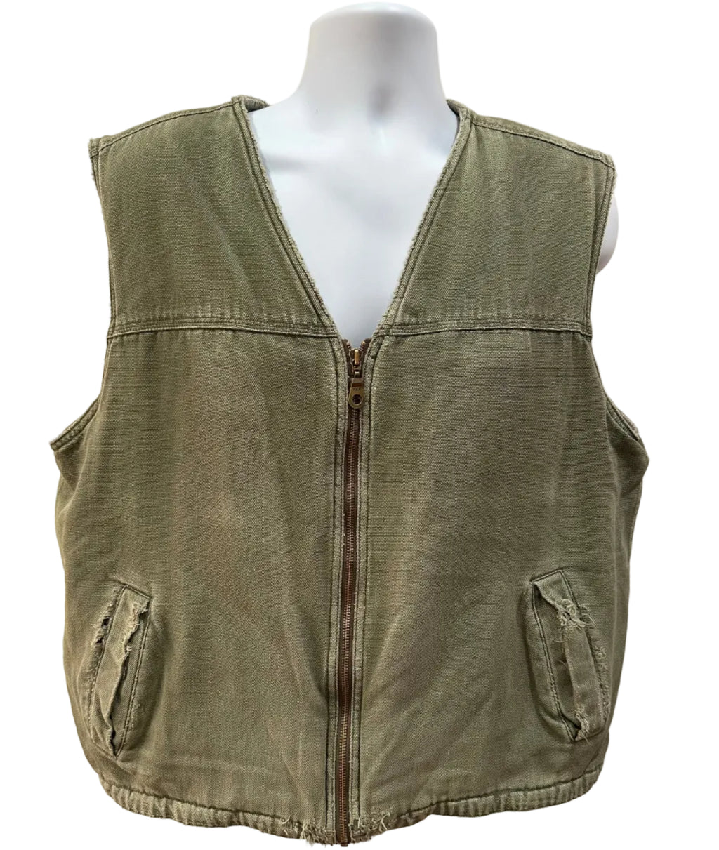 (Mens XL) 2000s Duluth Sherpa Lined Vest