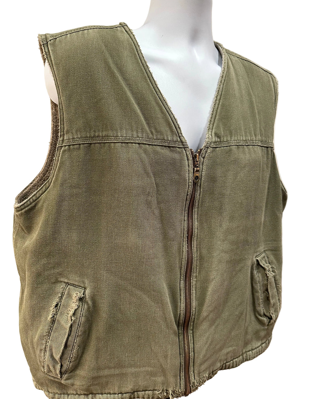 (Mens XL) 2000s Duluth Sherpa Lined Vest
