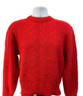 (Women's XL) Vintage 80s Red Sweater