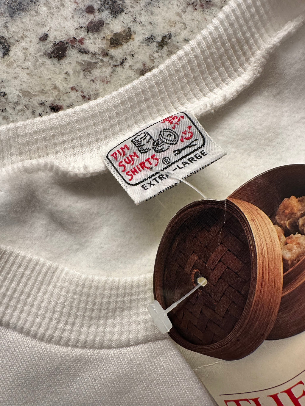 (Men's XL) 1980s "Welcome to China" AOP Crewneck