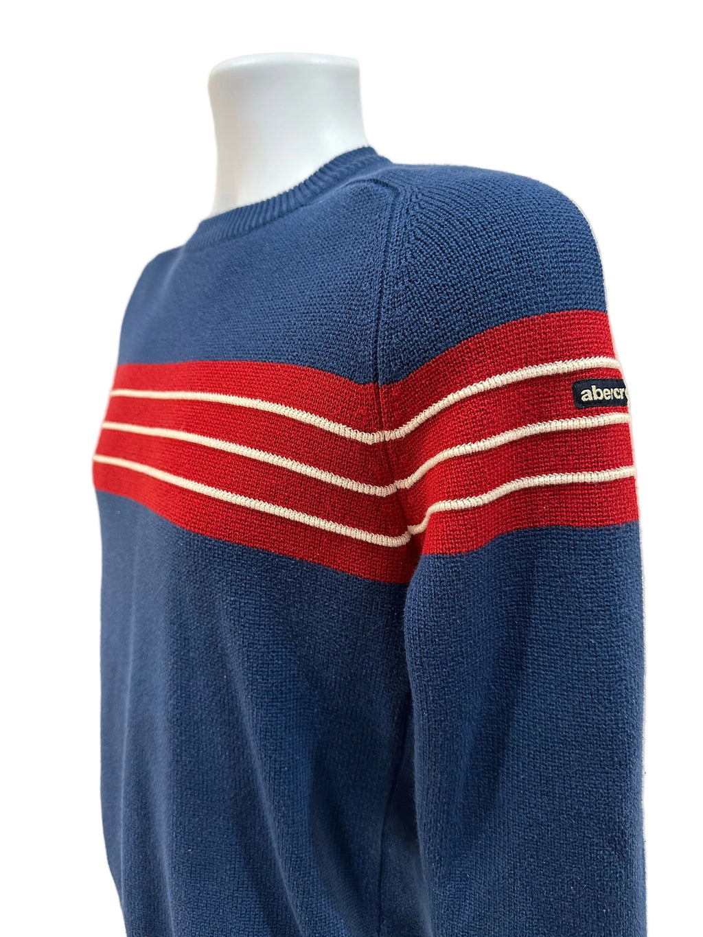 (Women's Medium) 90s Abercrombie Striped Sweater