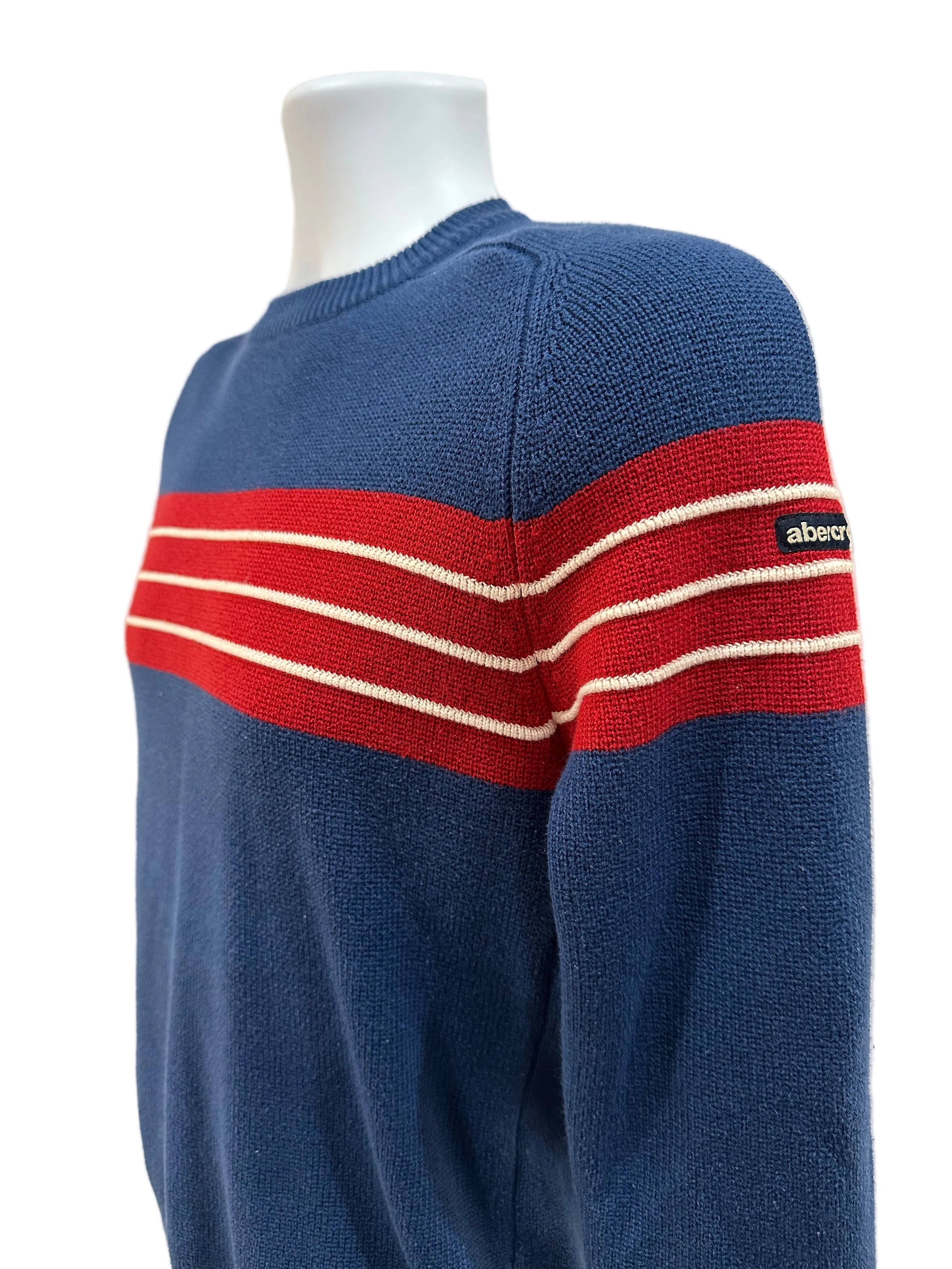 (Women's Medium) 90s Abercrombie Striped Sweater