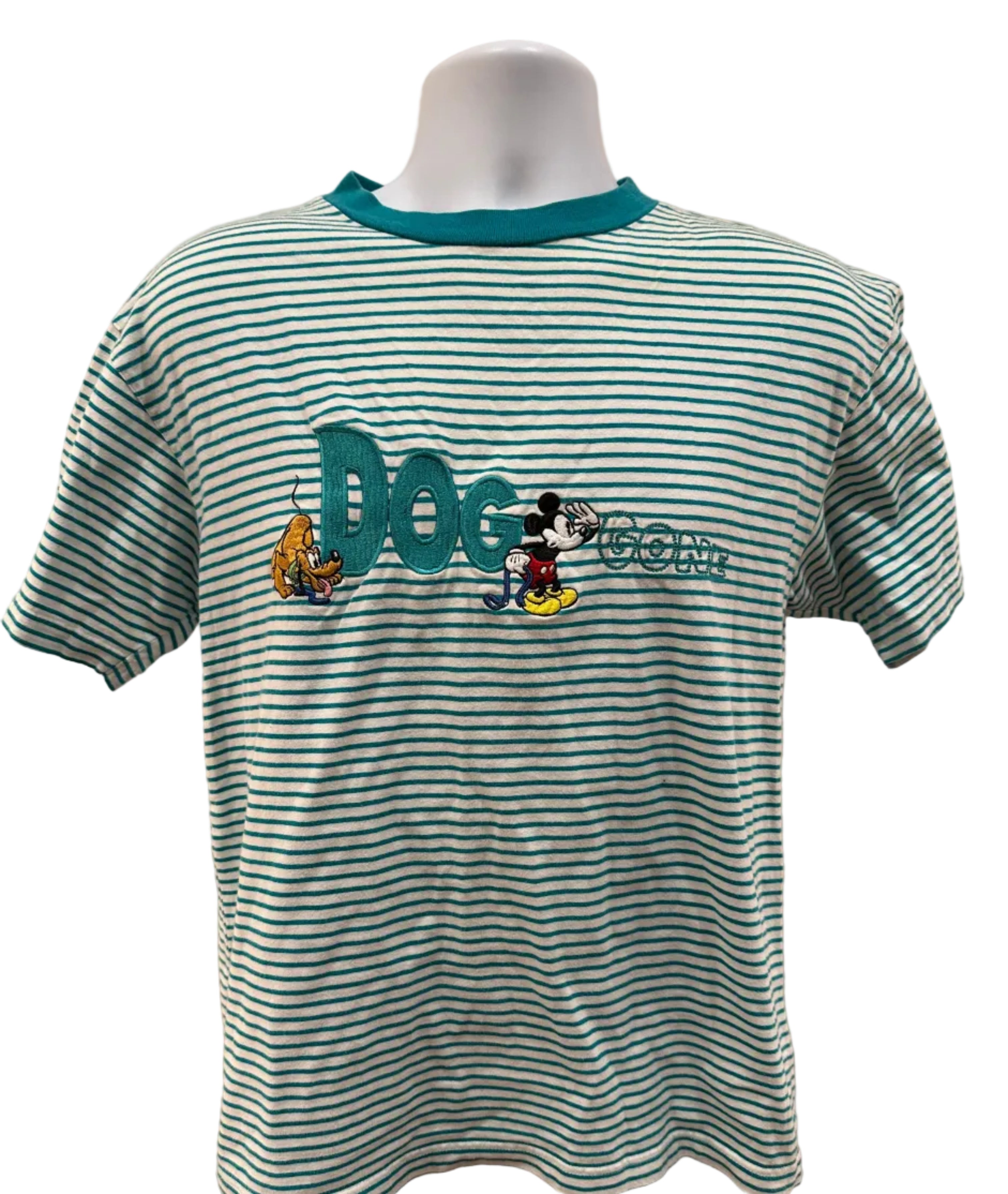 (Men's Large) 90s Mickey & Pluto "Dog Gone" Short Sleeve