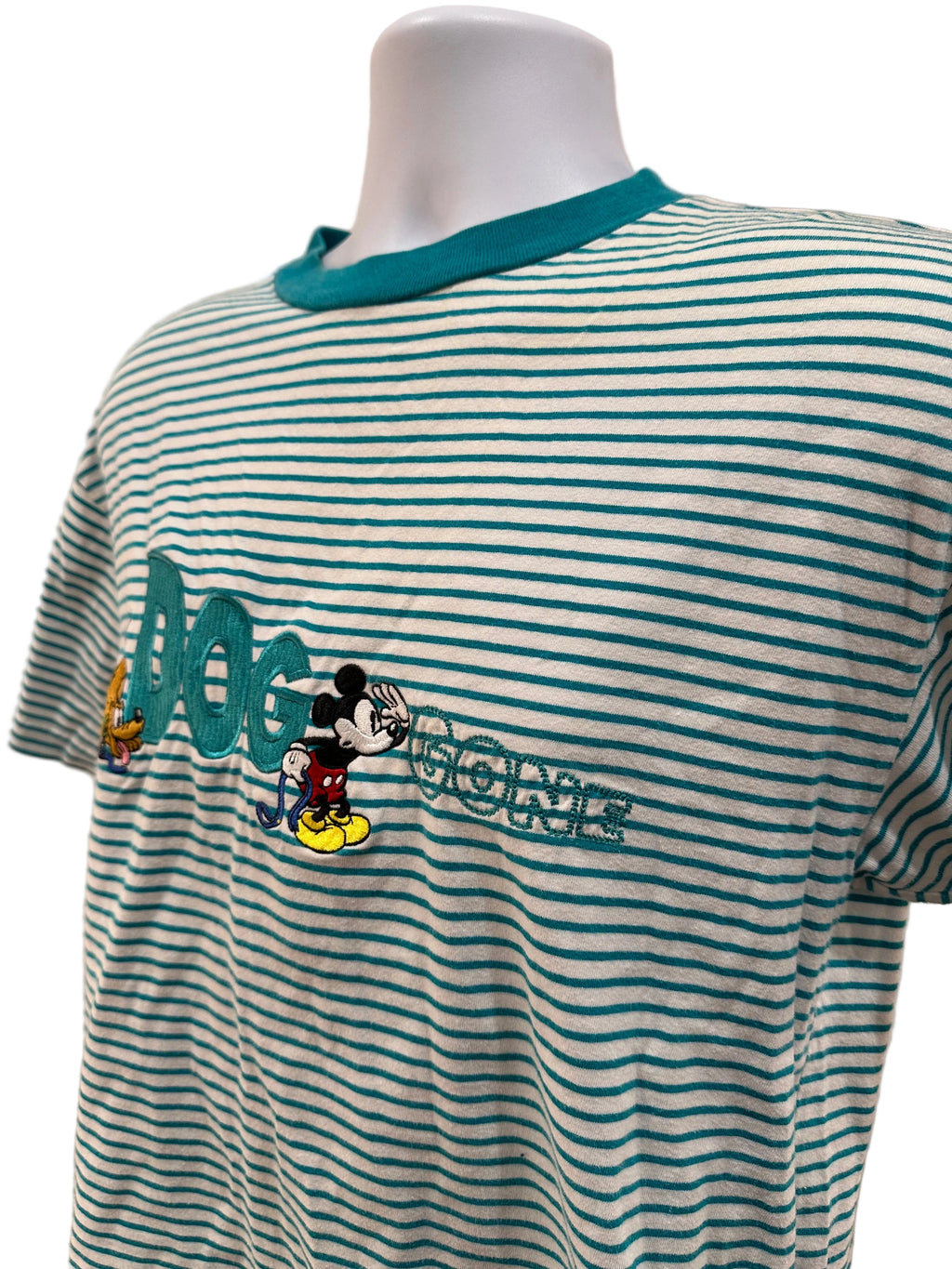 (Men's Large) 90s Mickey & Pluto "Dog Gone" Short Sleeve