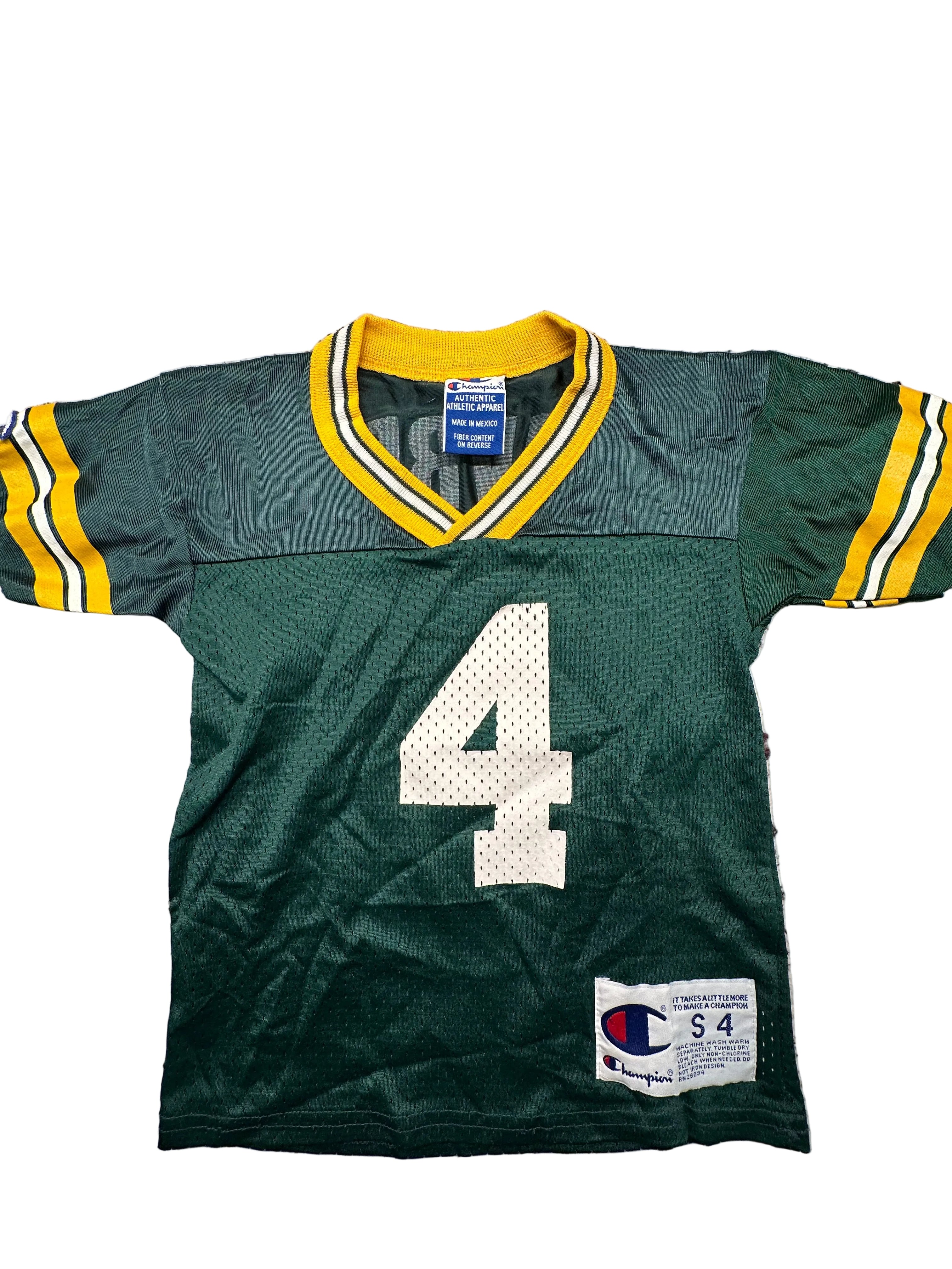 (Kids Small 4) 90s Champion Brett Favre Packers Jersey