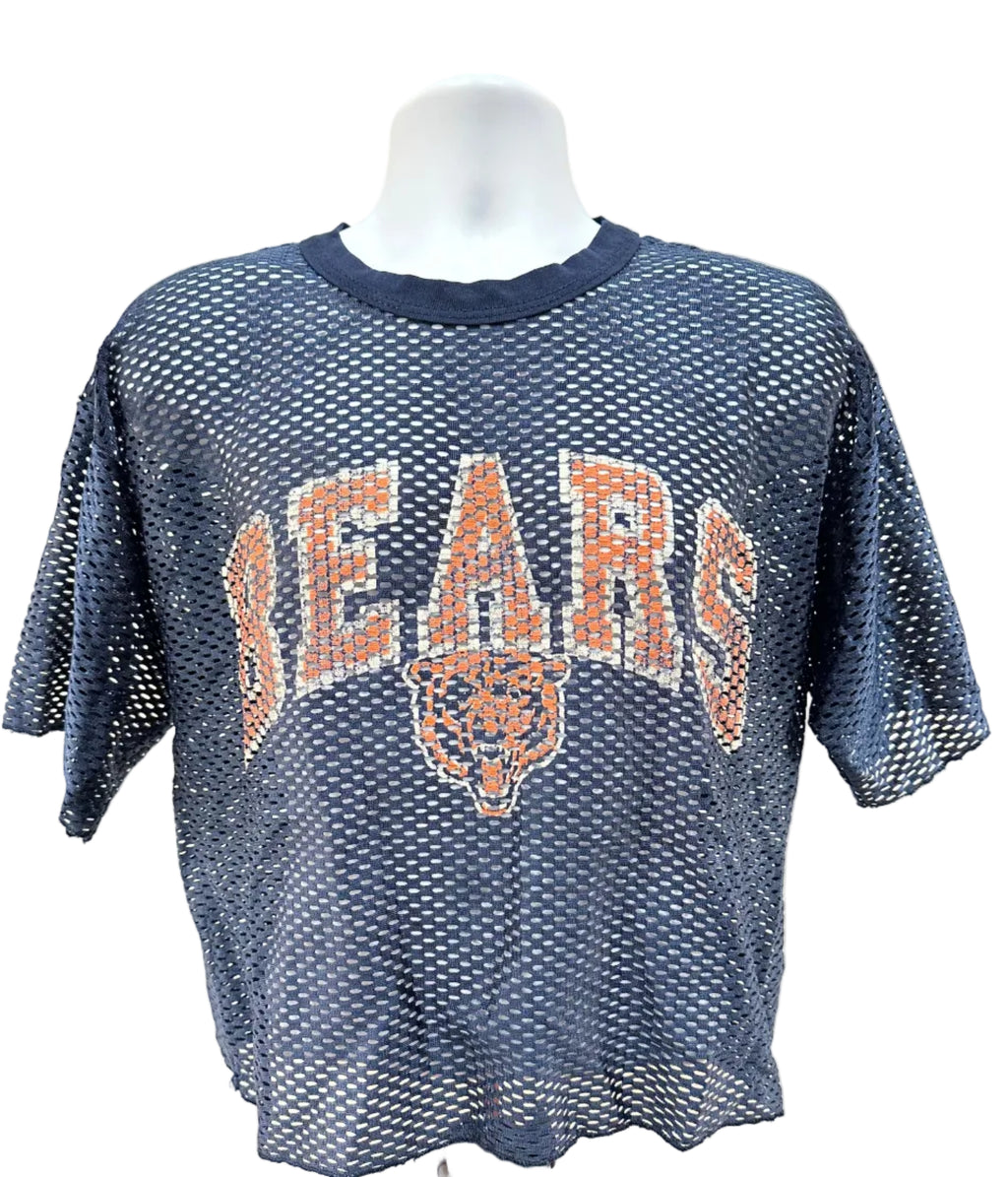 (Men's Large) 90s Chicago Bears Logo 7 Mesh Crop Jersey