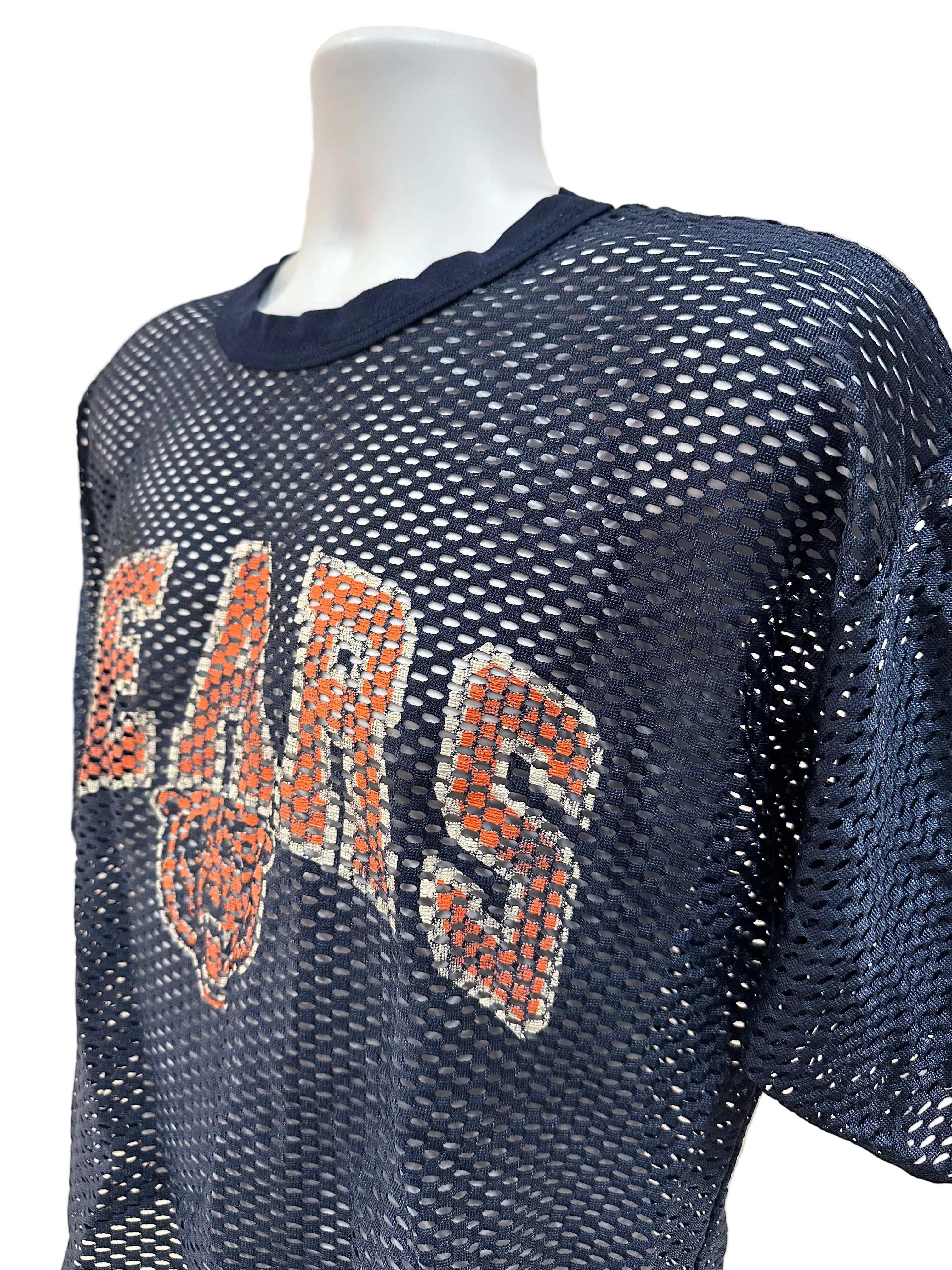 (Men's Large) 90s Chicago Bears Logo 7 Mesh Crop Jersey
