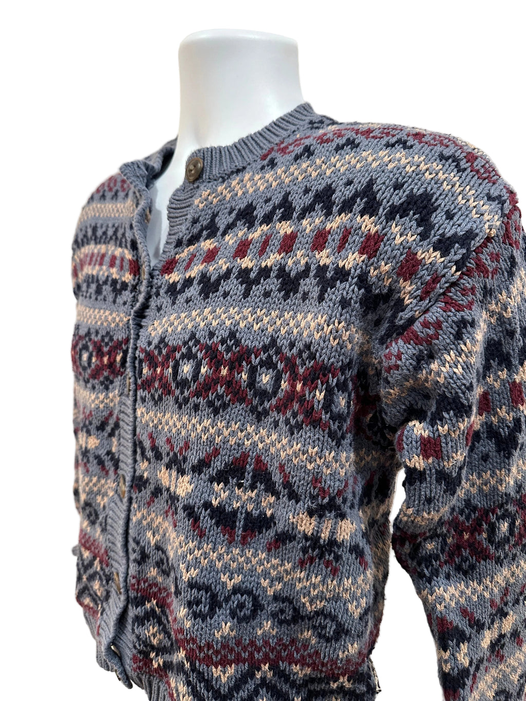 (Women's Small) 90s Eddie Bauer Knit Cardigan