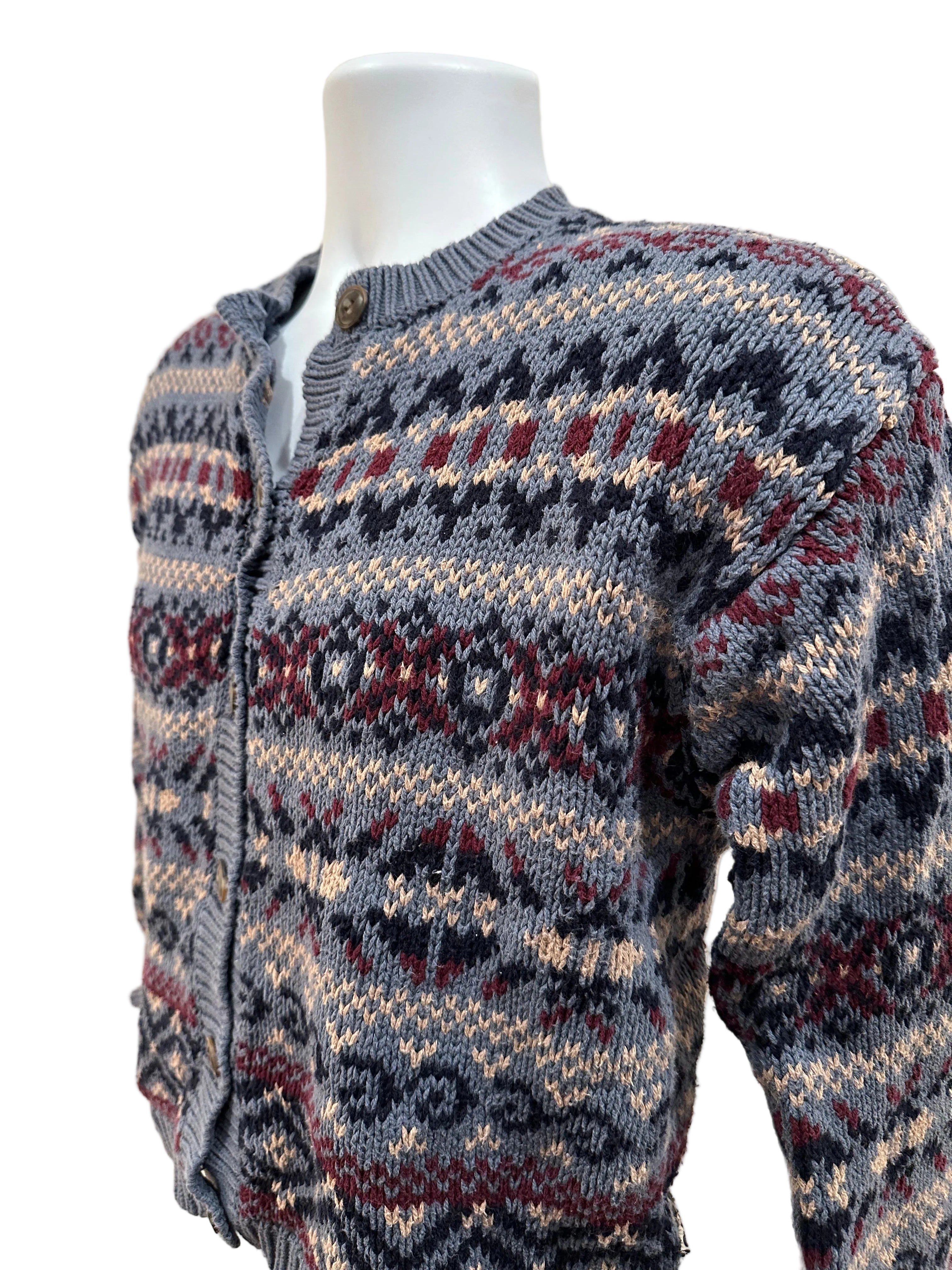 (Women's Small) 90s Eddie Bauer Knit Cardigan