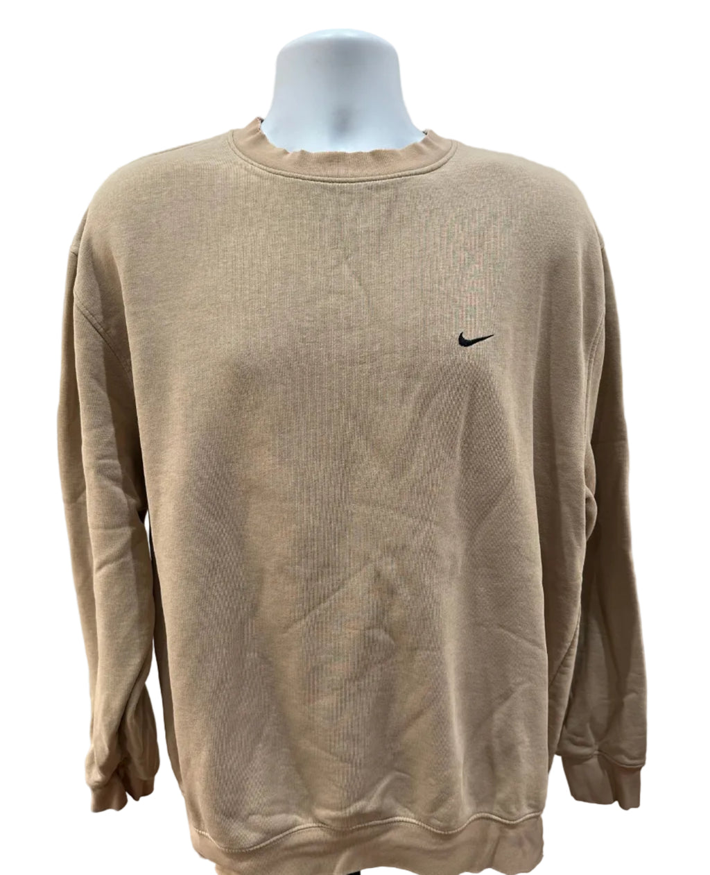 (Men's XL) 2000s Nike Tan Crewneck