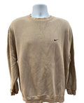 (Men's XL) 2000s Nike Tan Crewneck