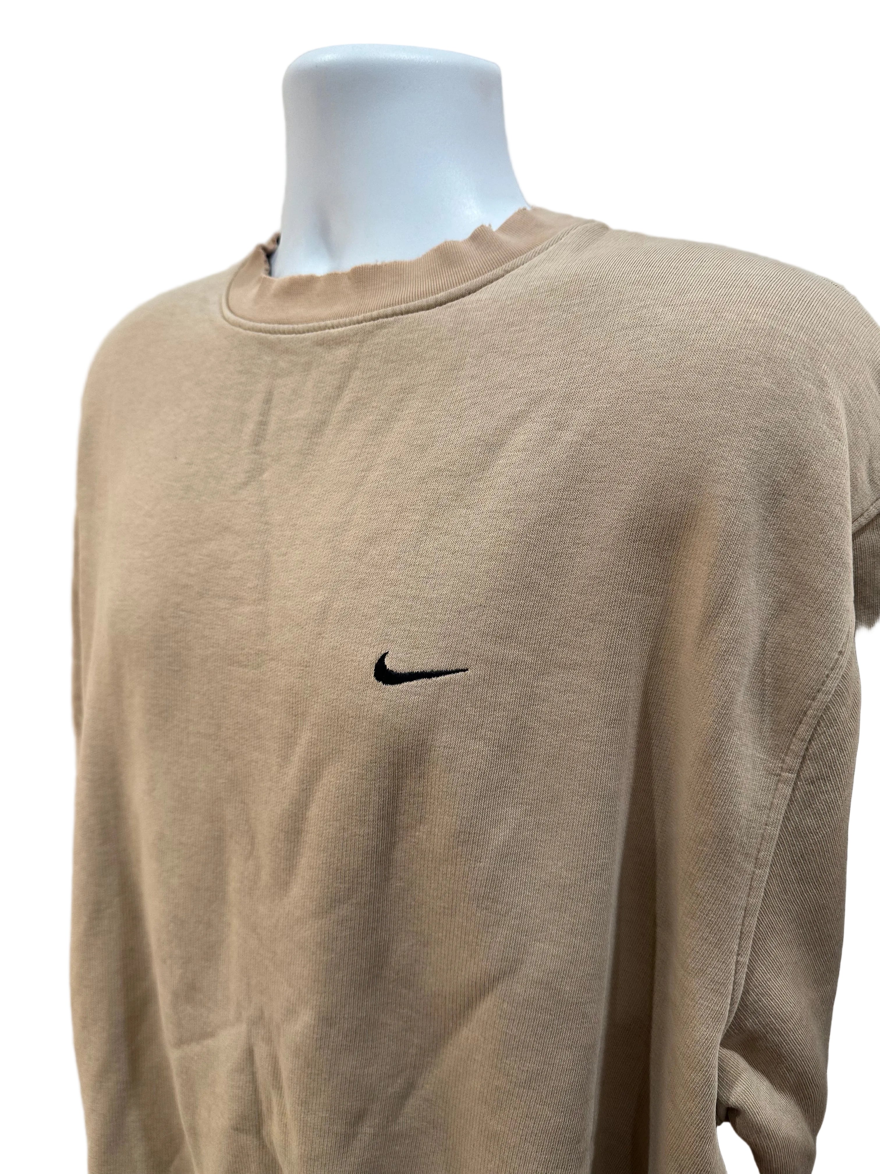 (Men's XL) 2000s Nike Tan Crewneck