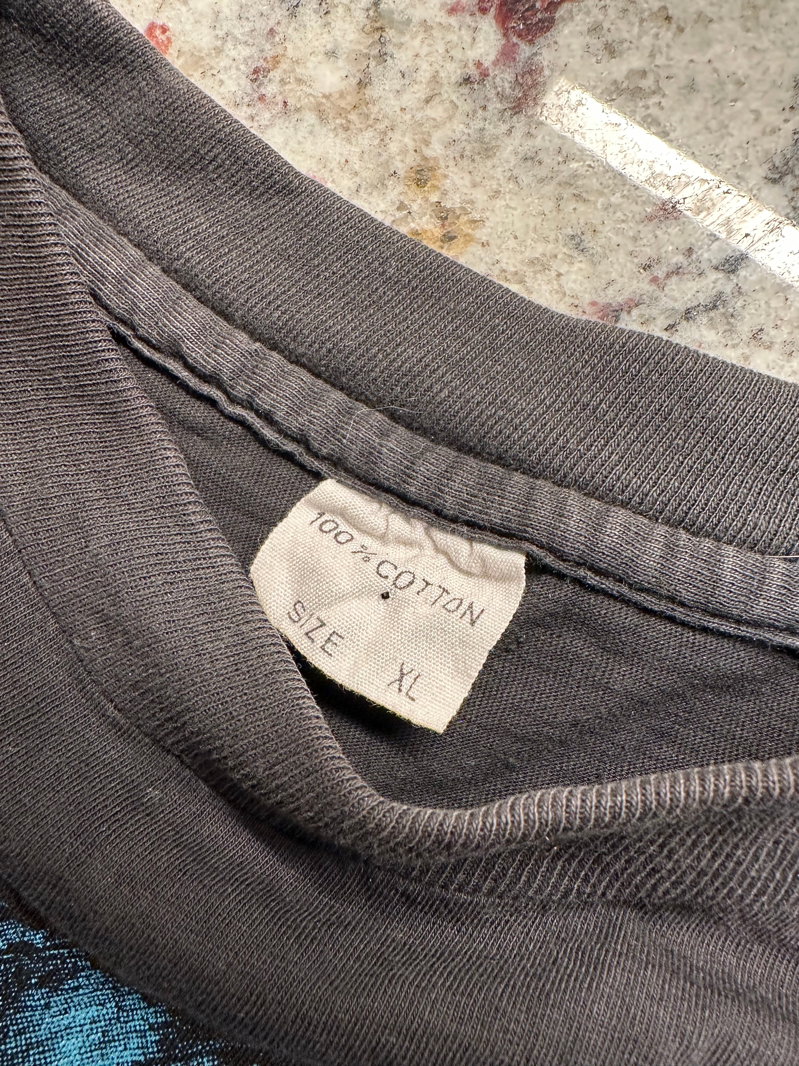 (Women's XL) 1990 INXS Cropped Tour Short Sleeve