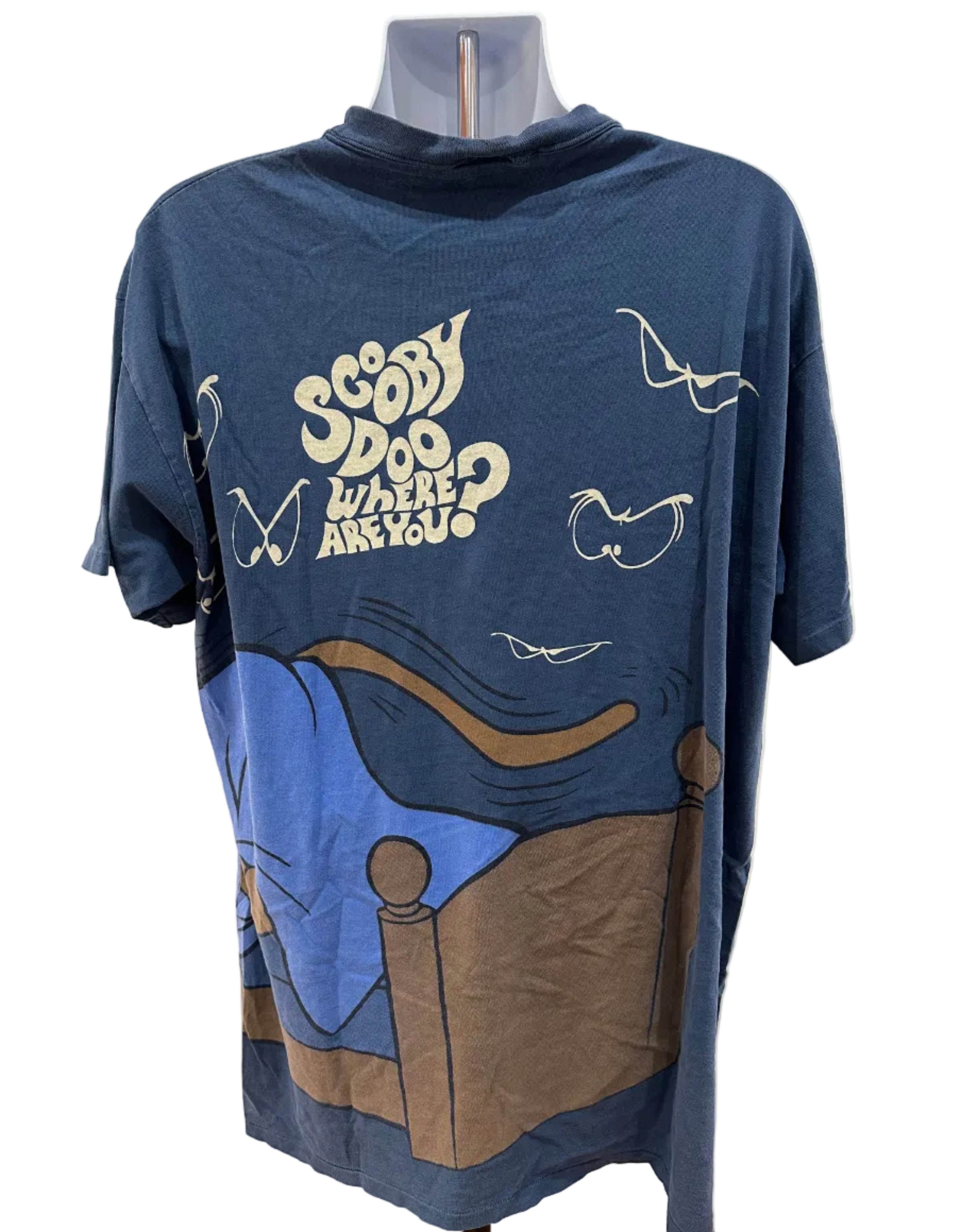 (Men's XL) 1998 Scooby Doo AOP Sleep Shirt