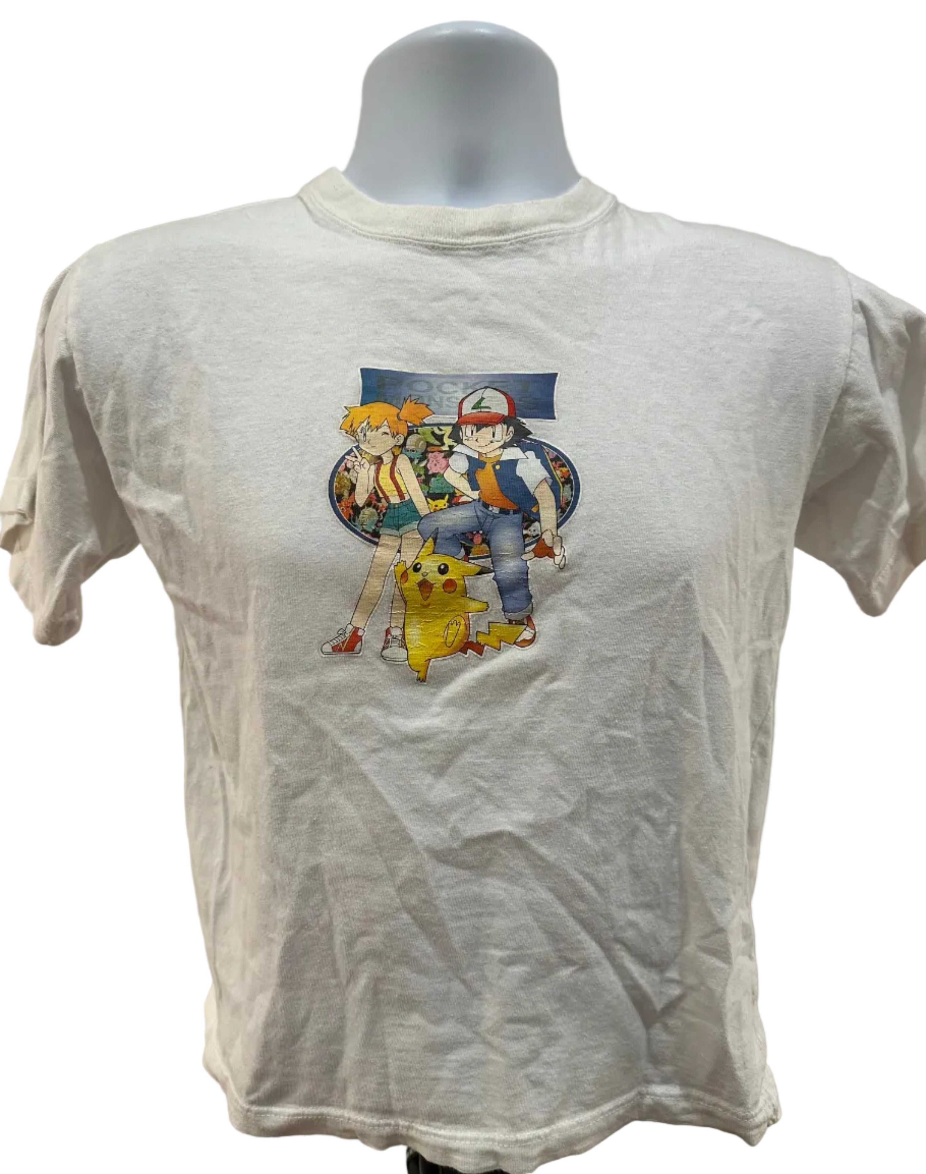 (Kids Medium) Vintage 2000s Pokemon Short Sleeve