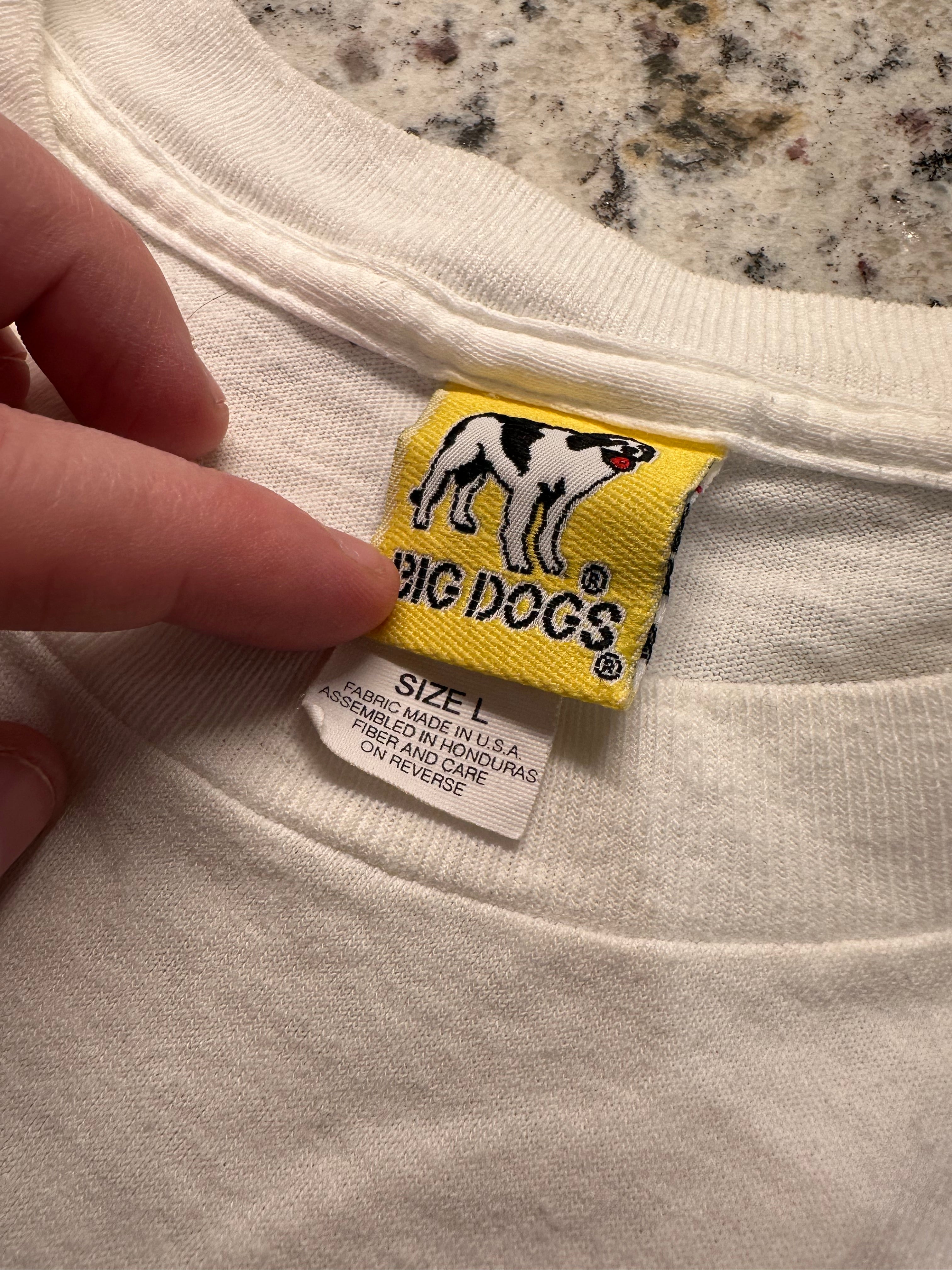 (Men's Large) 90s Big Dogs "Dig This" Short Sleeve