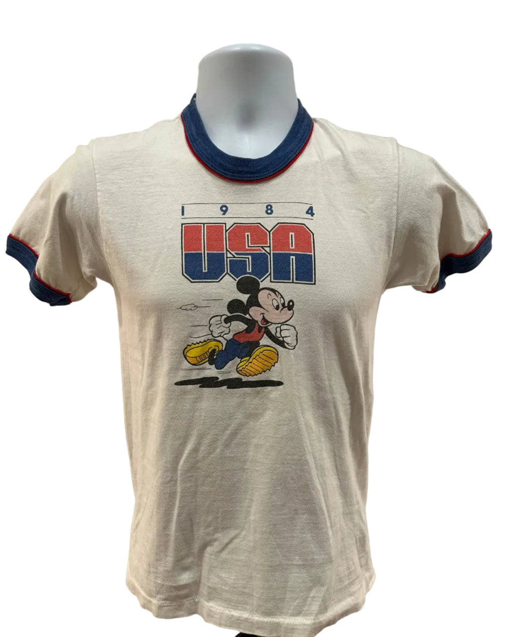 (Kids XL) 1984 Mickey Mouse Olympics Ringer