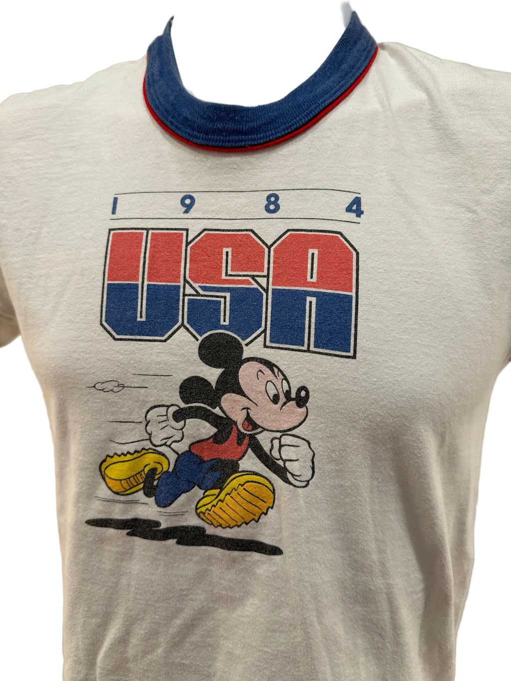 (Kids XL) 1984 Mickey Mouse Olympics Ringer