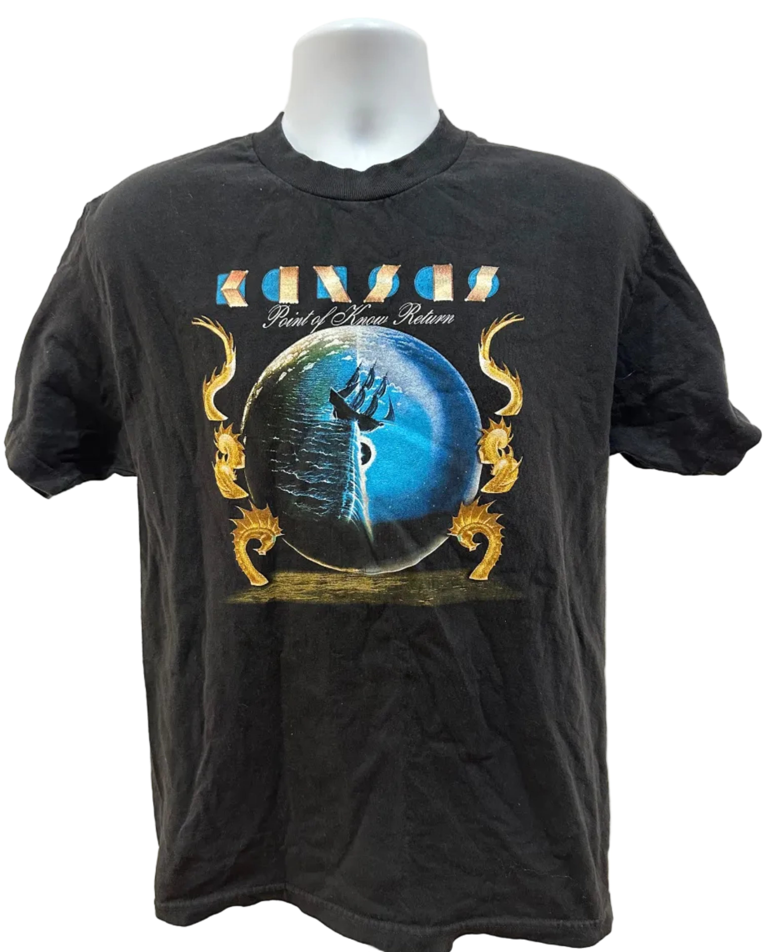 (Men's Large) 2000s Kansas "Point of No Return" Short Sleeve