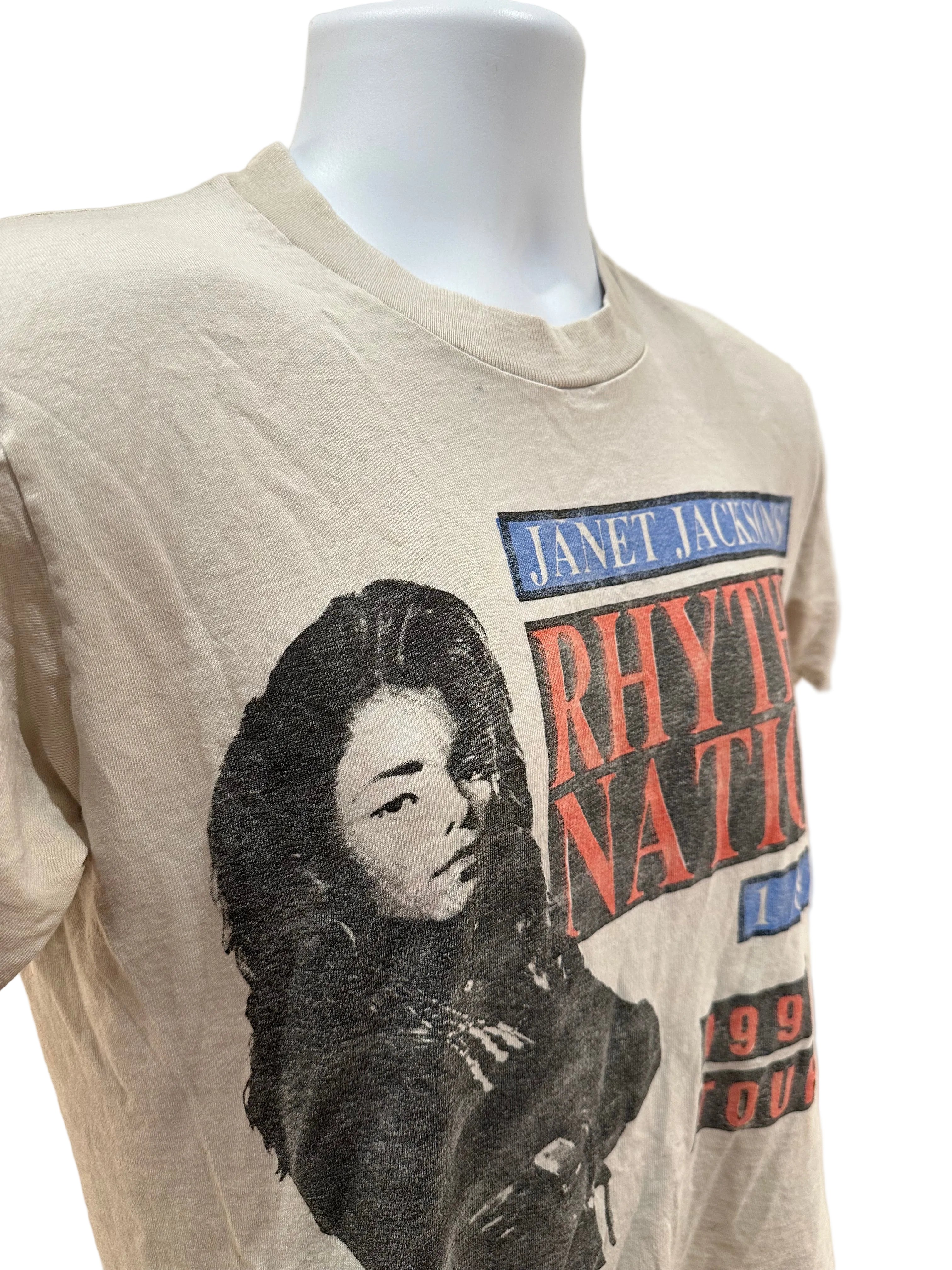 (Men's Medium) 1990 Janet Jackson "Rhythm Nation" Tour Short Sleeve